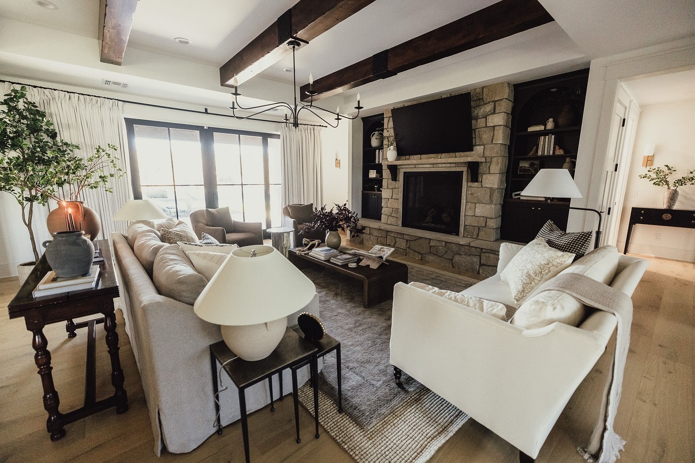 11. Bring Lamp Light Down to the Seating