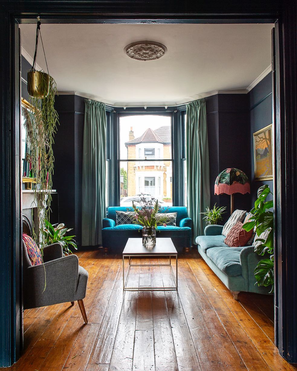 3. Bring Pattern Upward with a Fringed Shade