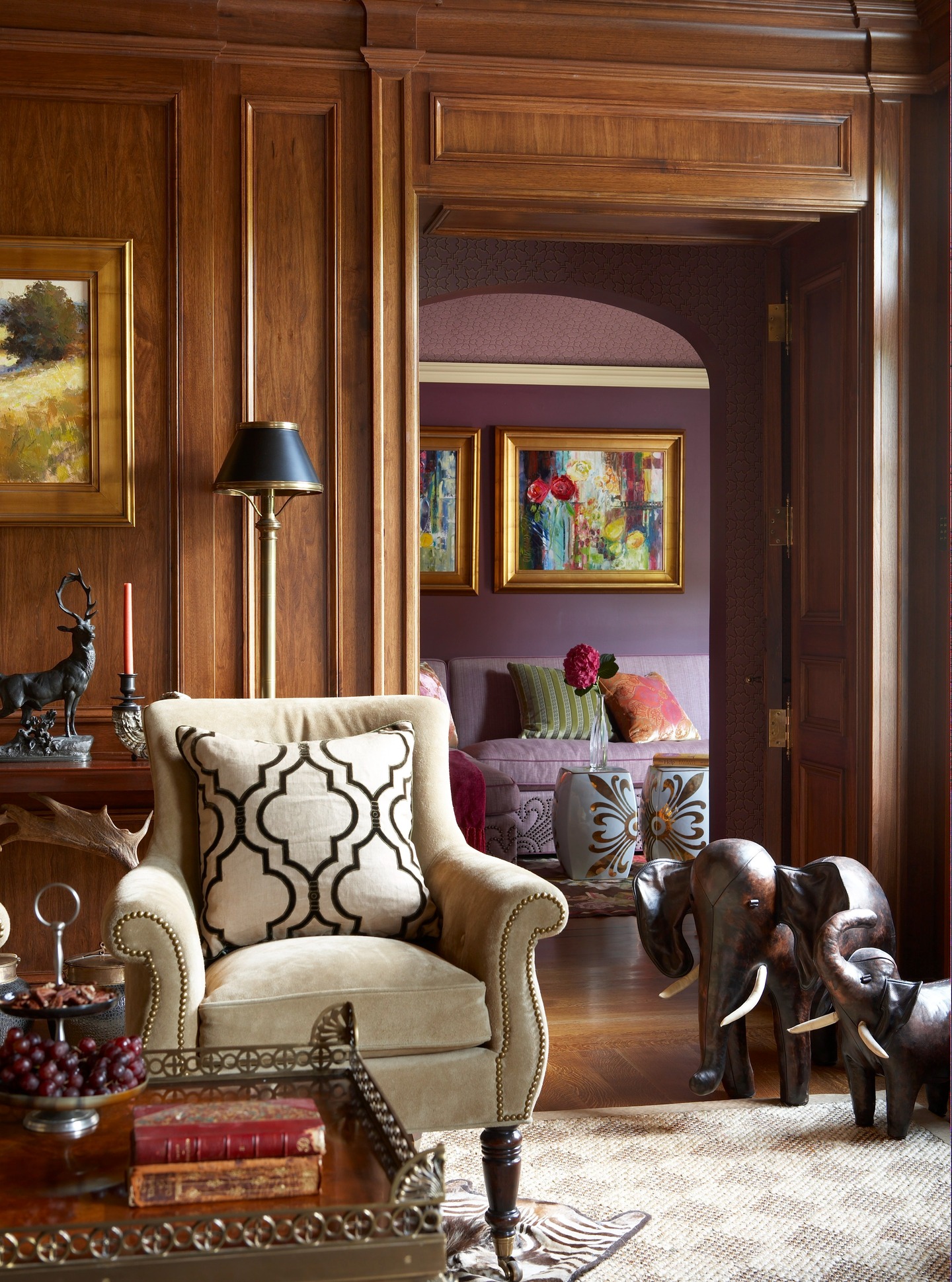9. Make Wood Paneling Feel Welcoming