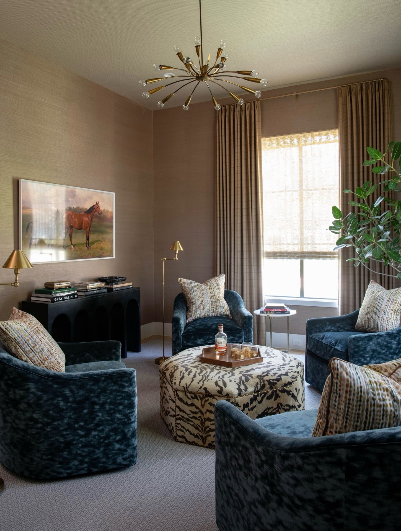 17. Replace the Sofa With Four Conversation Chairs