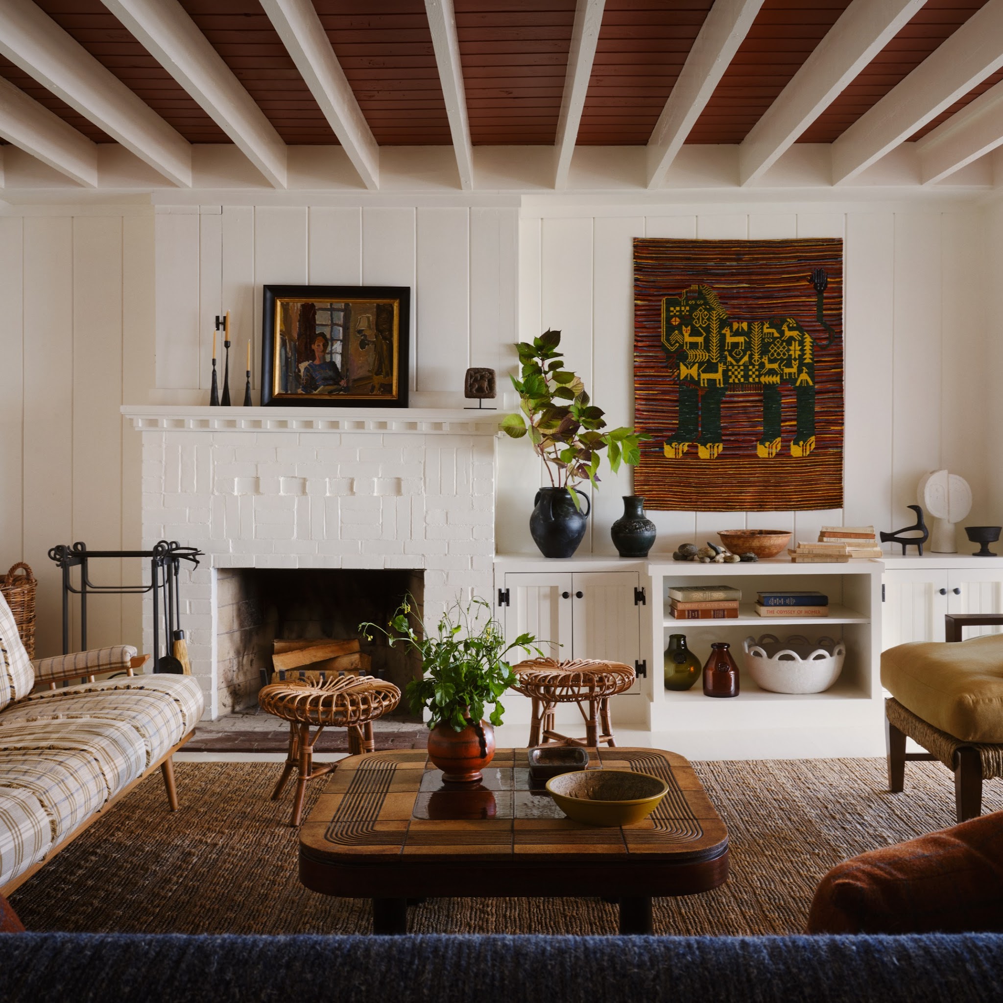 19. Balance a Simple Fireplace With Collected Pieces