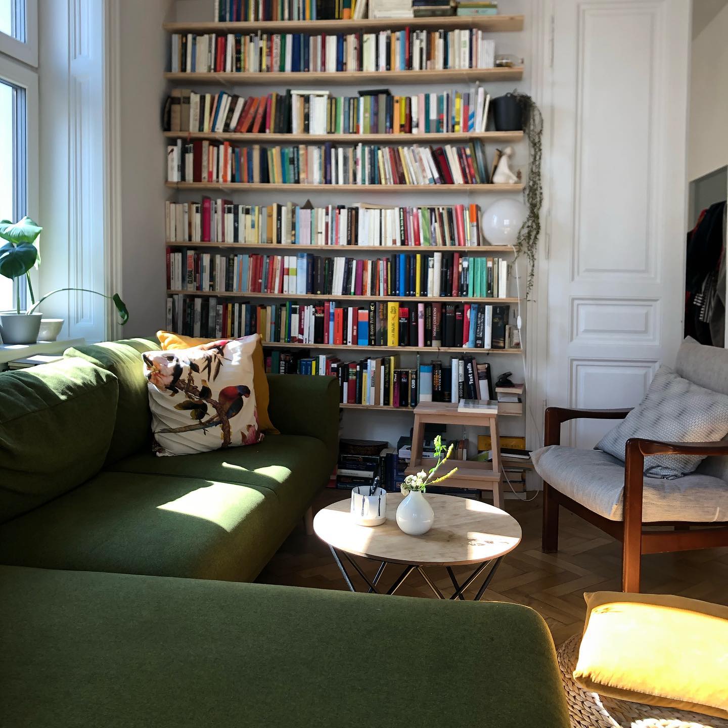 8. Build a Reading Corner Around Green Seating