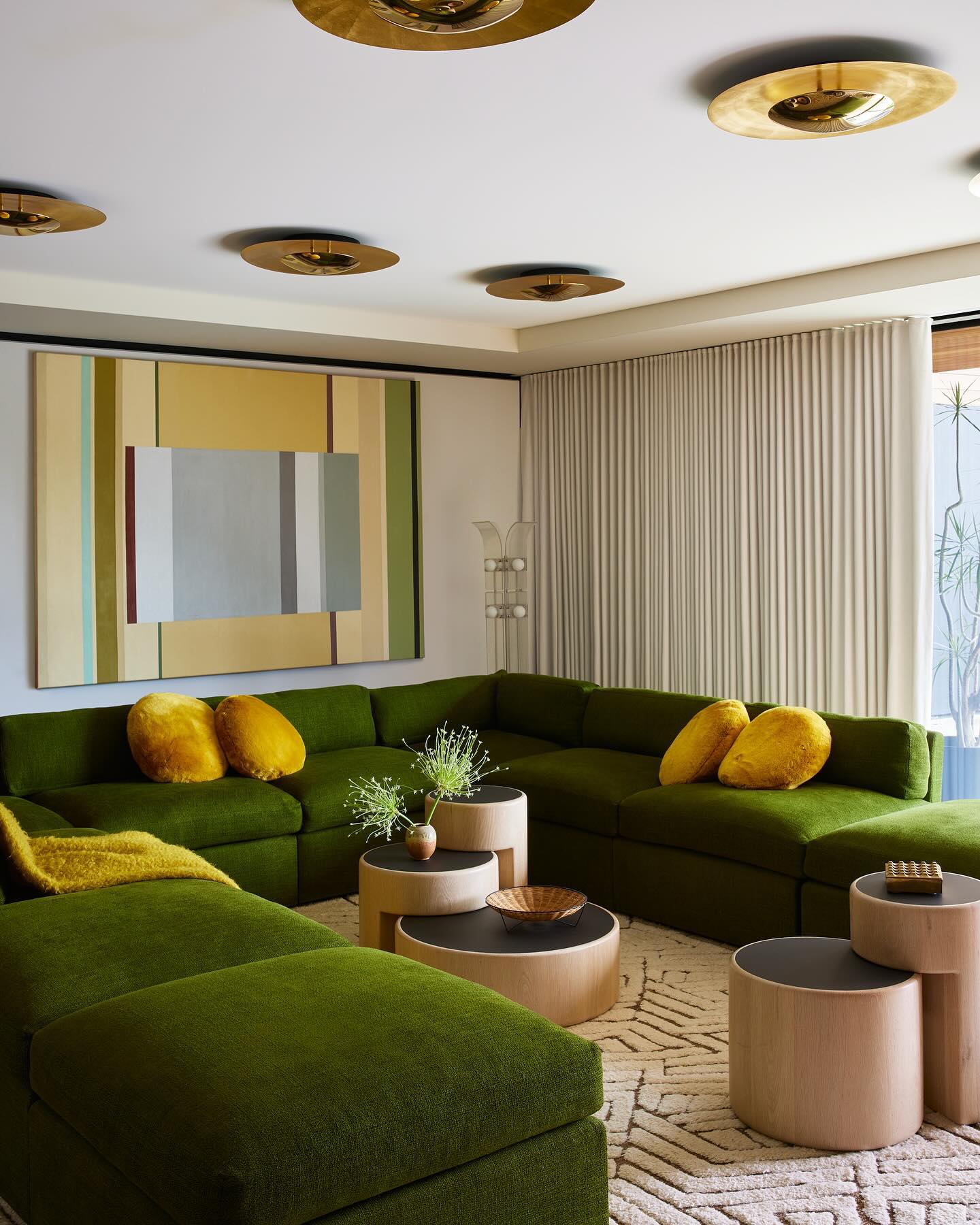 20. Wrap a Media Room in Vivid Green