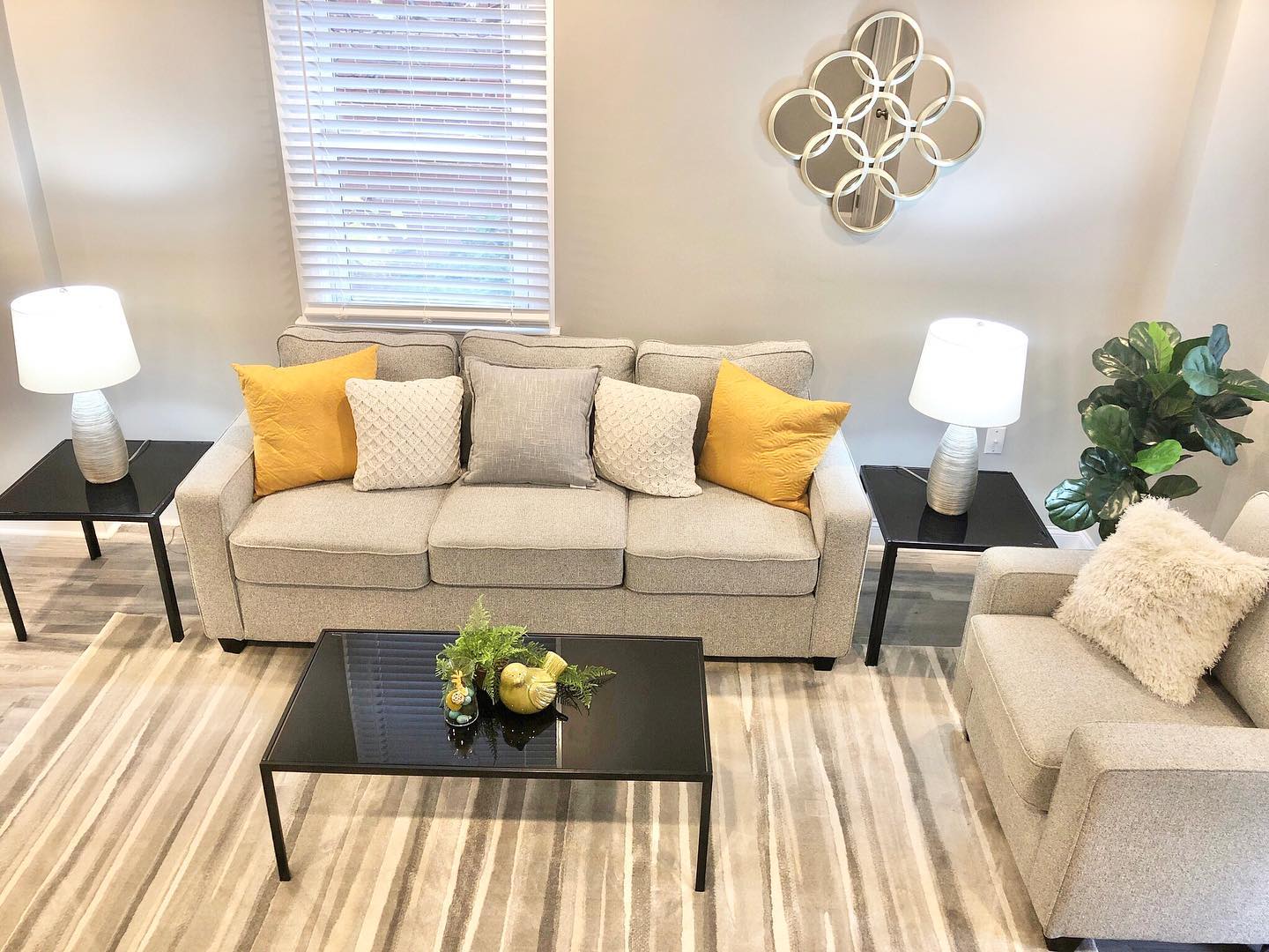 15. Use Symmetry to Keep Yellow Accents Calm
