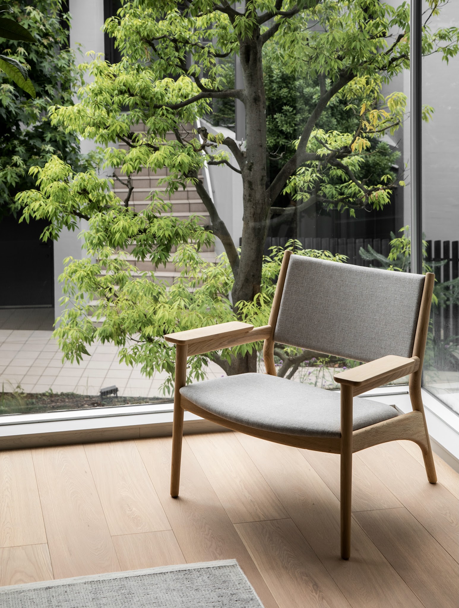 7. Give One Beautiful Chair a Window Seat