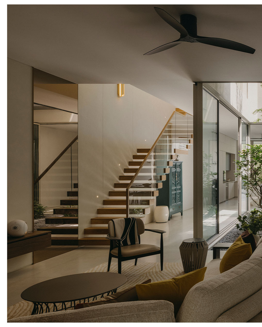 10. Connect the Seating Area to a Planted Courtyard