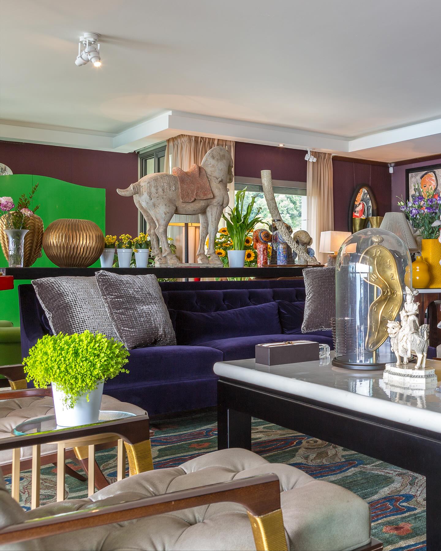 12. Anchor Collected Objects with an Amethyst Sofa