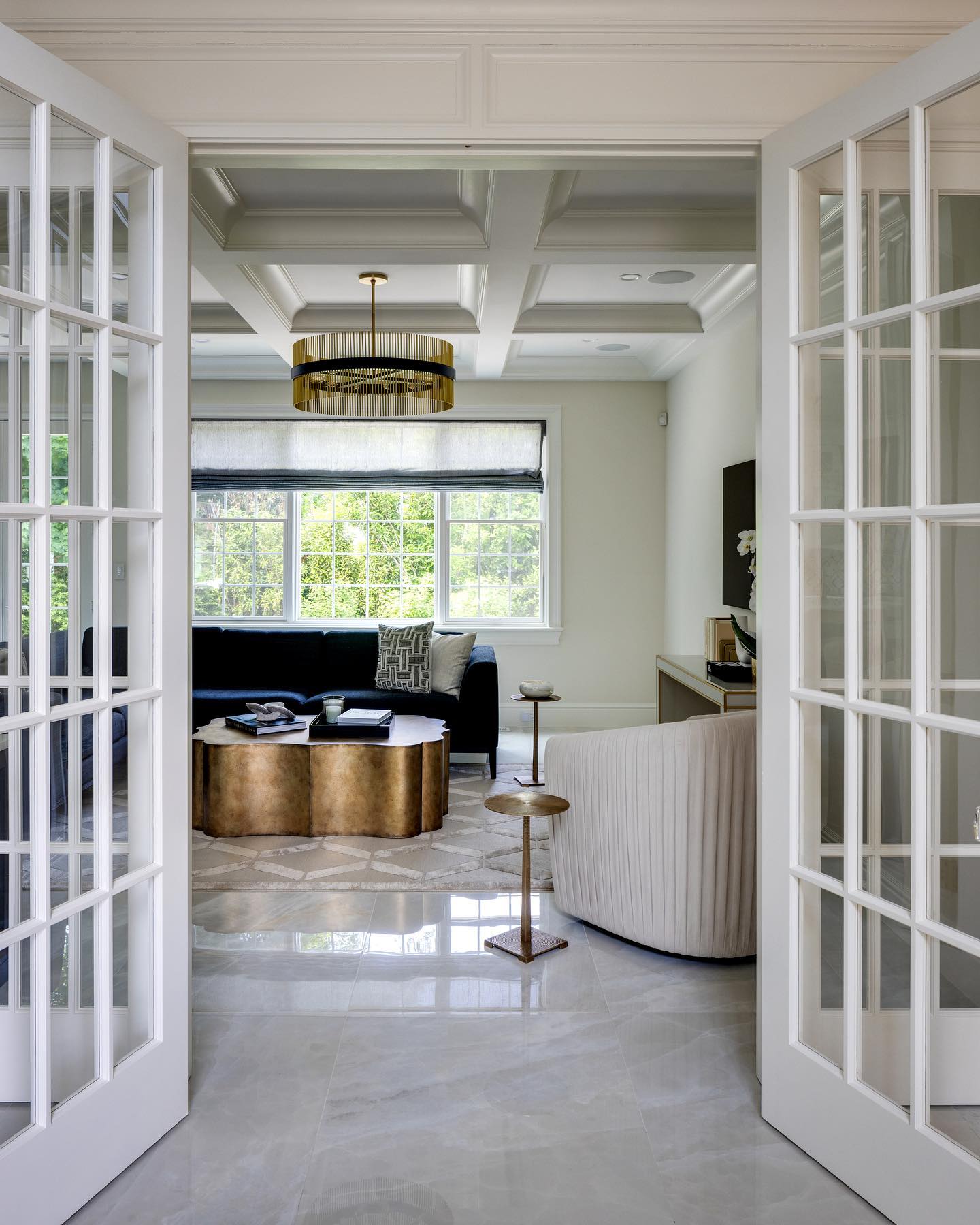 Plan the View Through Wide Doorways