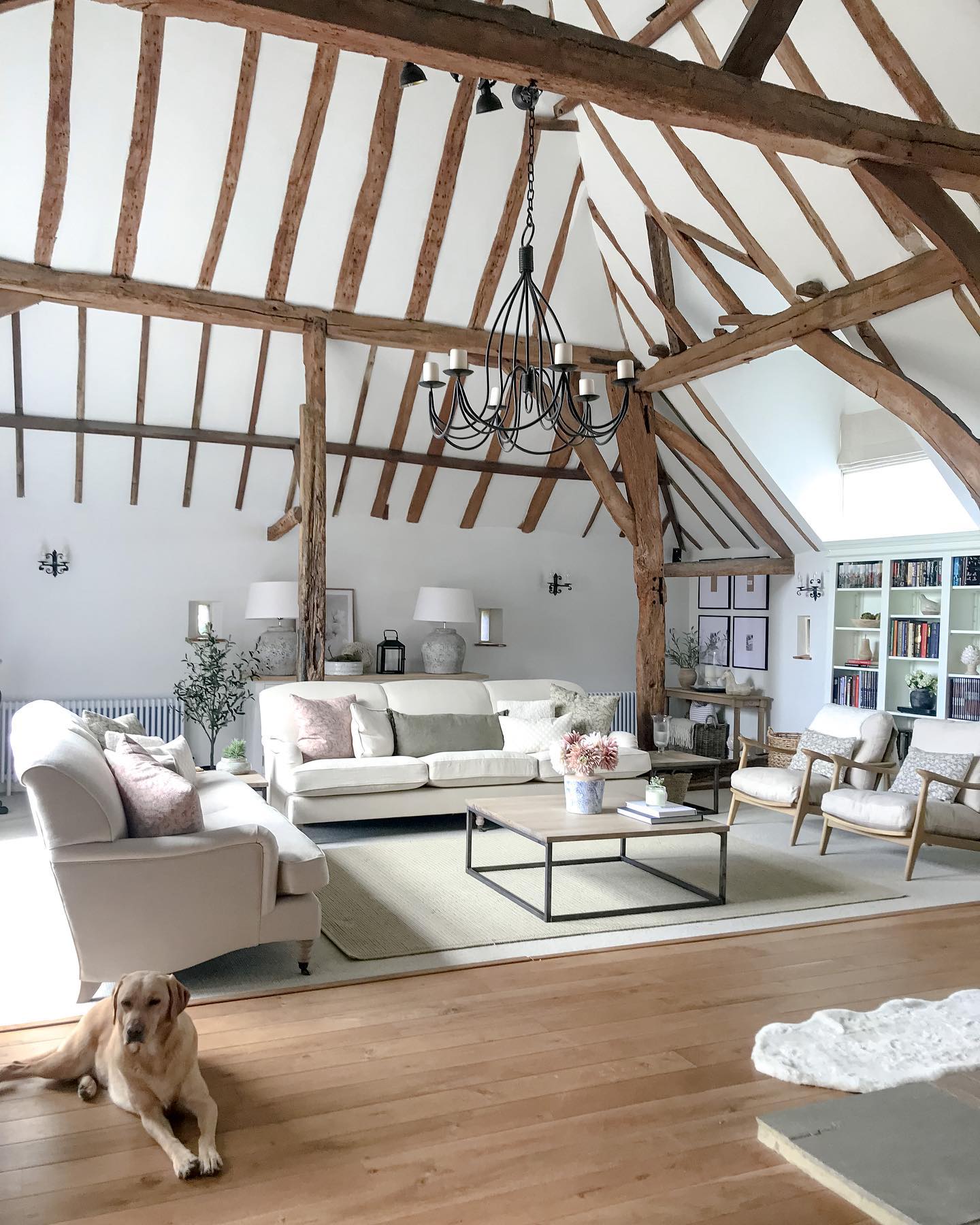 Arrange the Room Around Existing Structural Posts