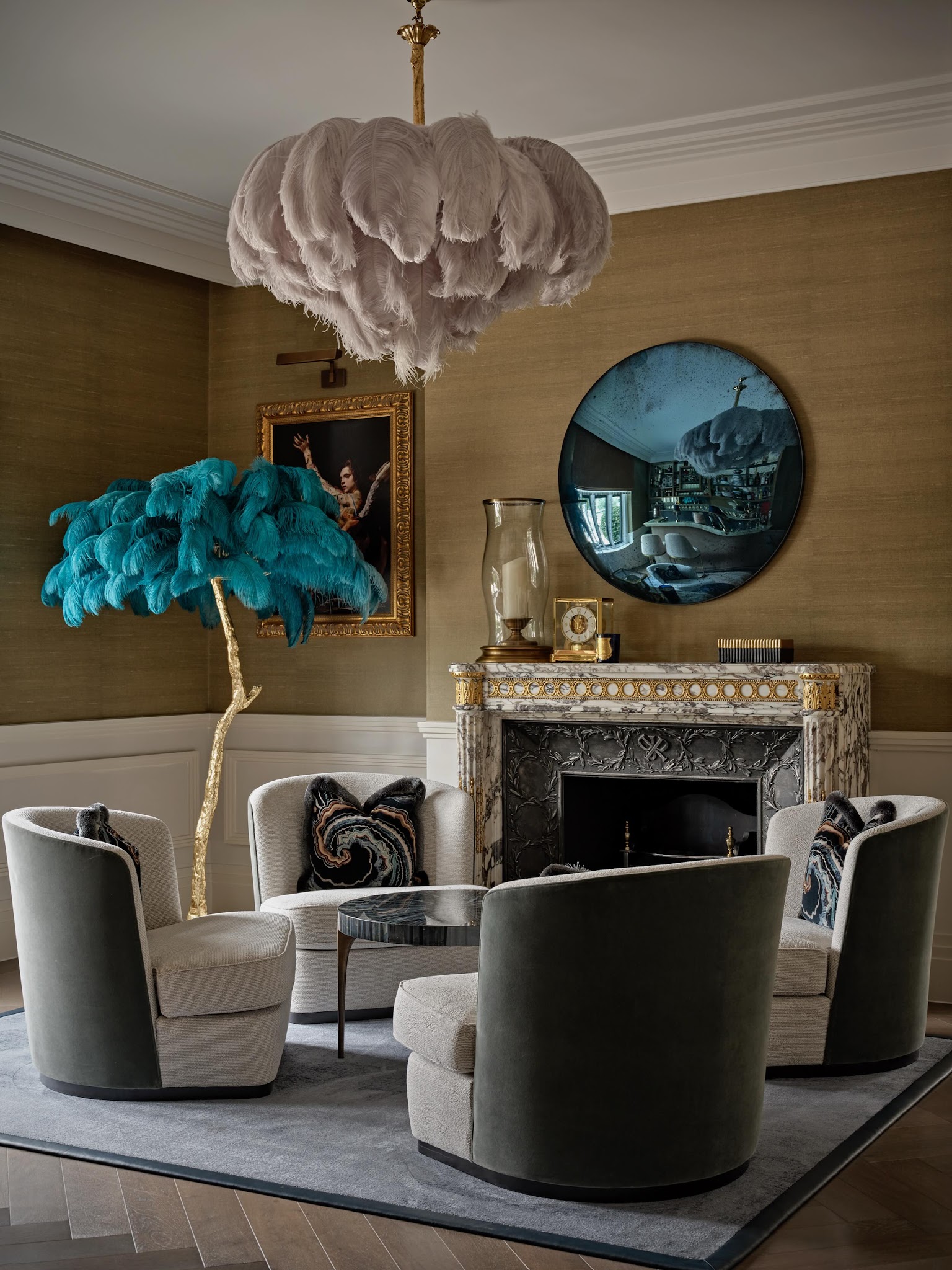 8. Arrange Four Armchairs for Face-to-Face Conversation
