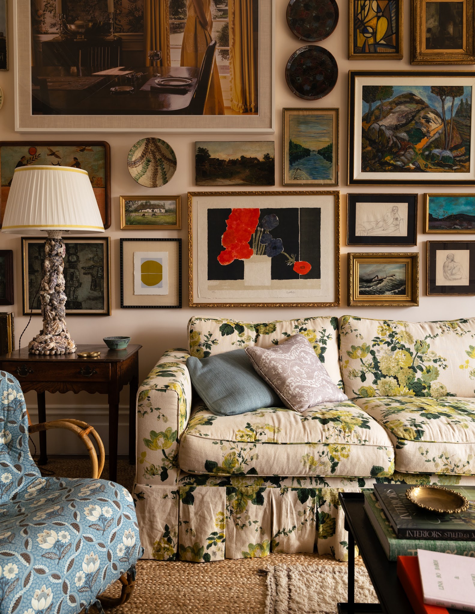 15. Make a Collected Gallery Wall Feel Connected