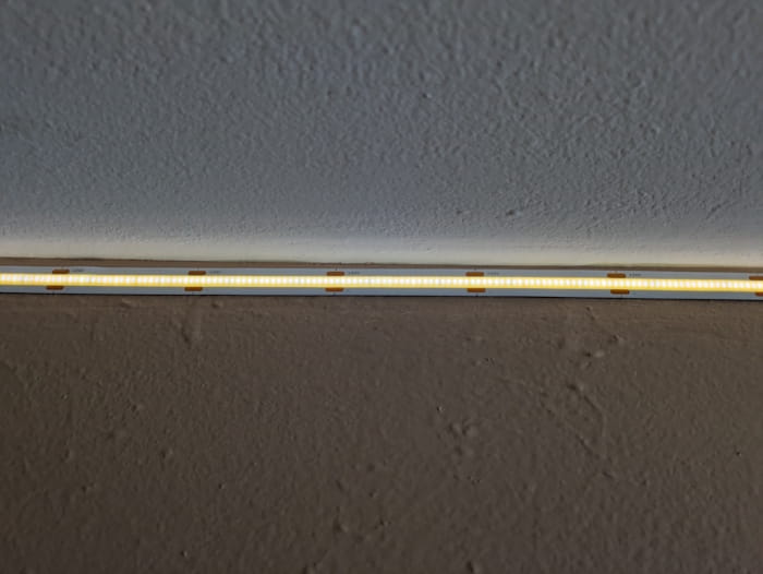 11. Use a Dense LED Strip for a Finer Ceiling Line