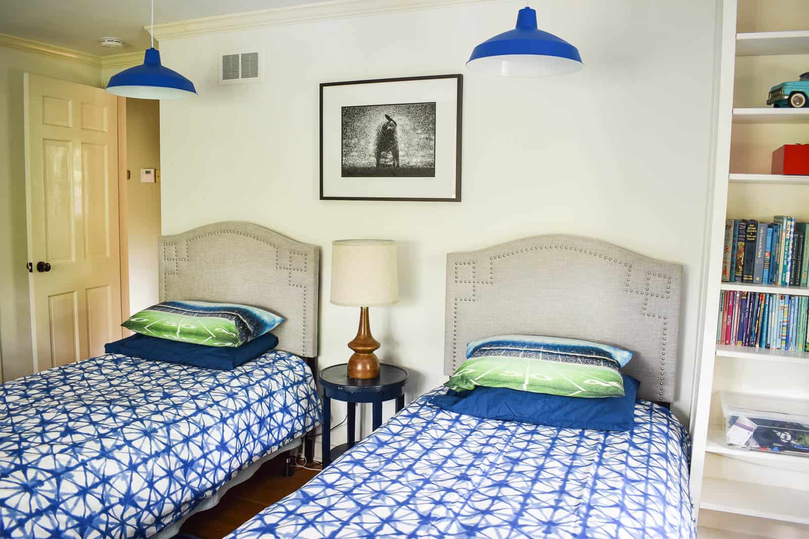 16. Give Twin Beds Their Own LED Pendants