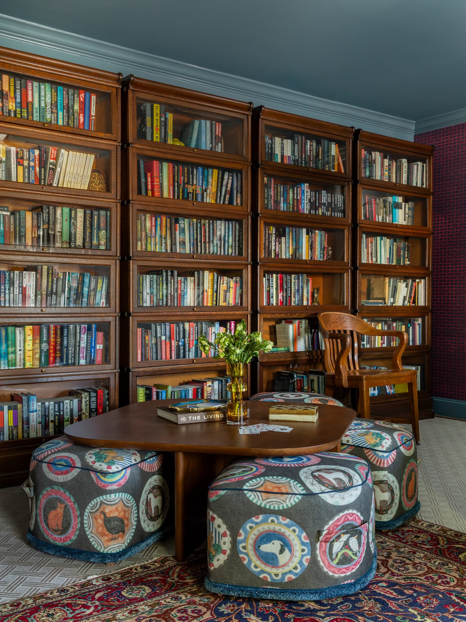 14. Protect a Large Collection Behind Glass Doors