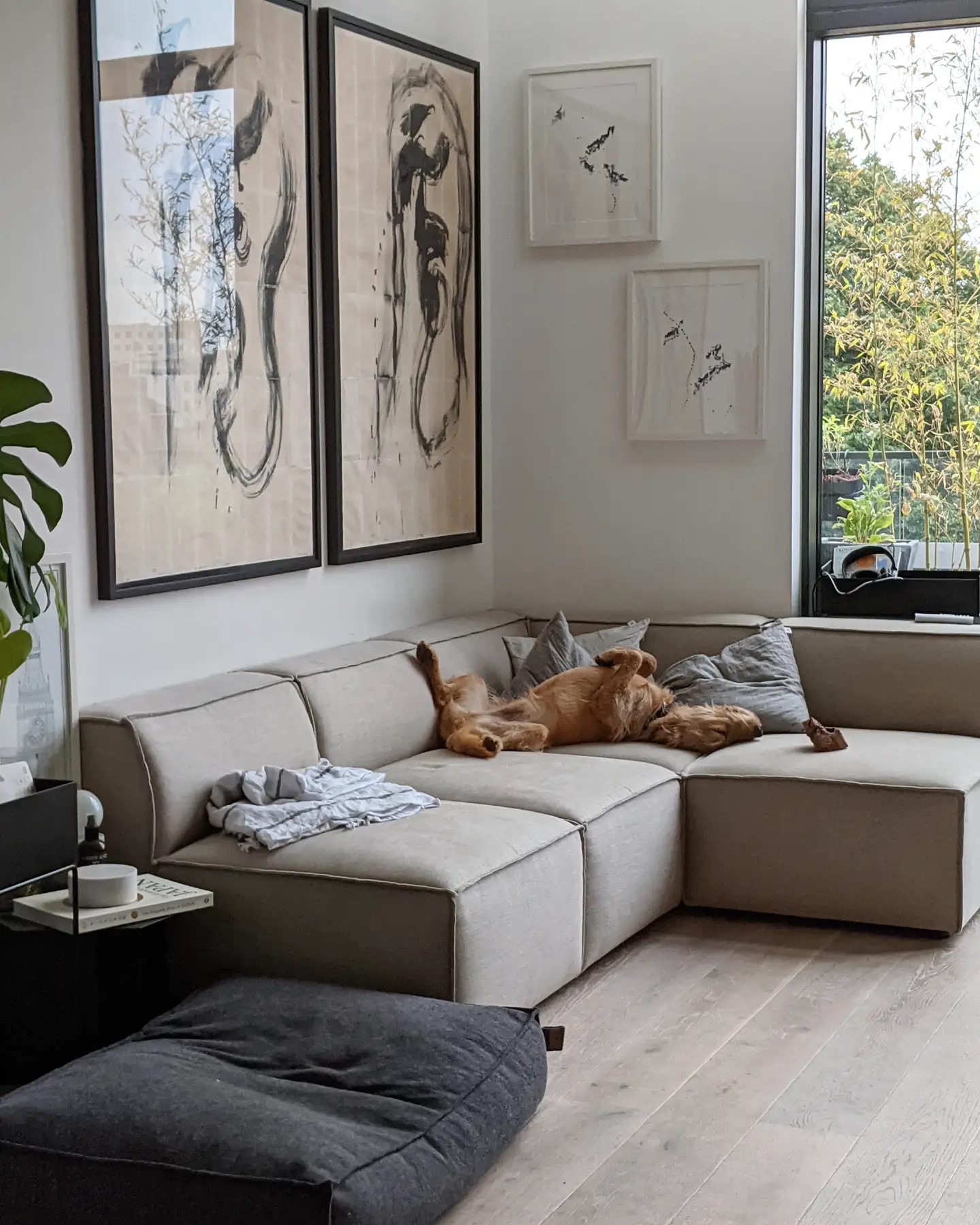 11. Leave One End of a Corner Sofa Open