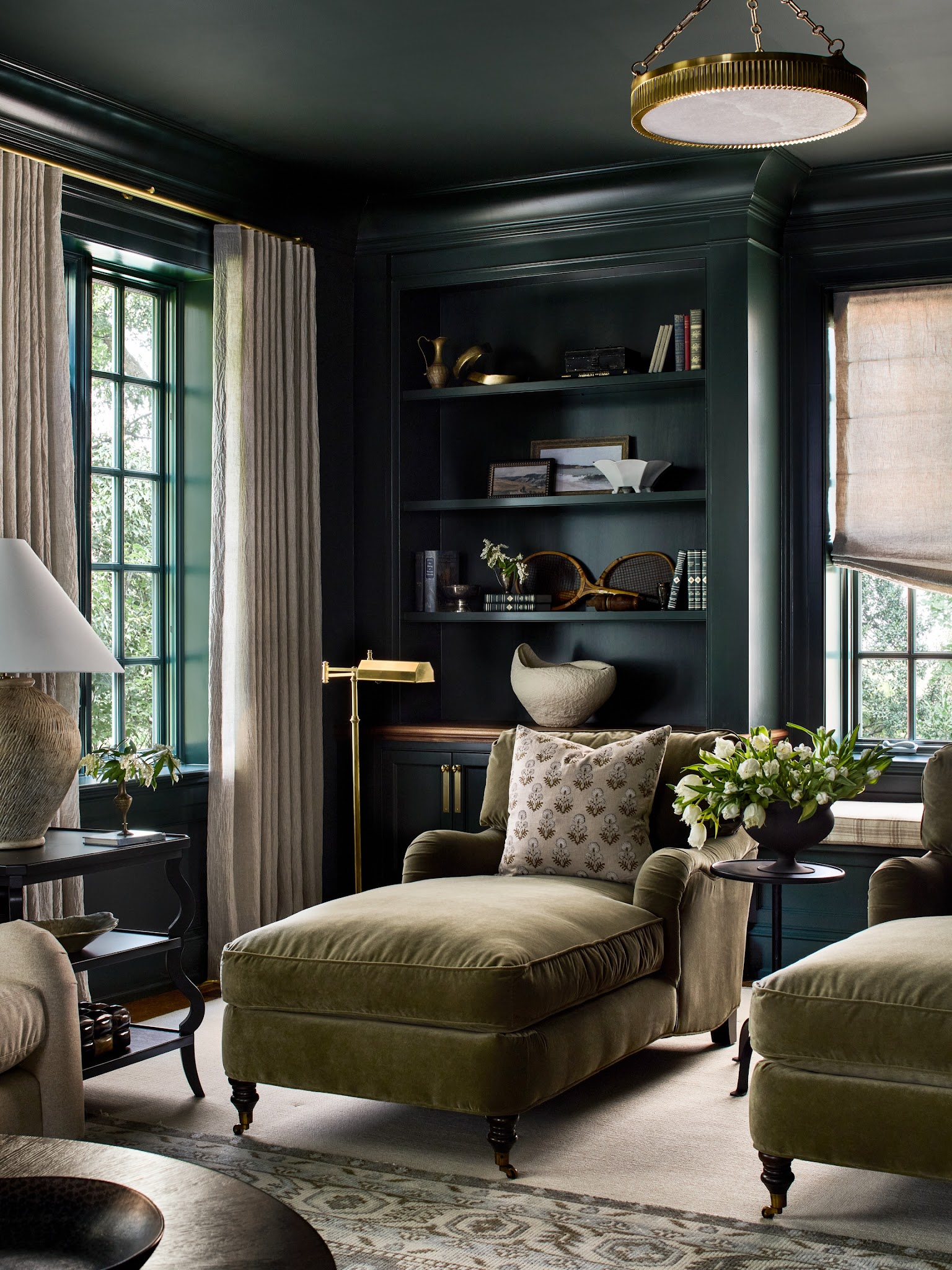 2. Create a Reading Lounge With Twin Chaises