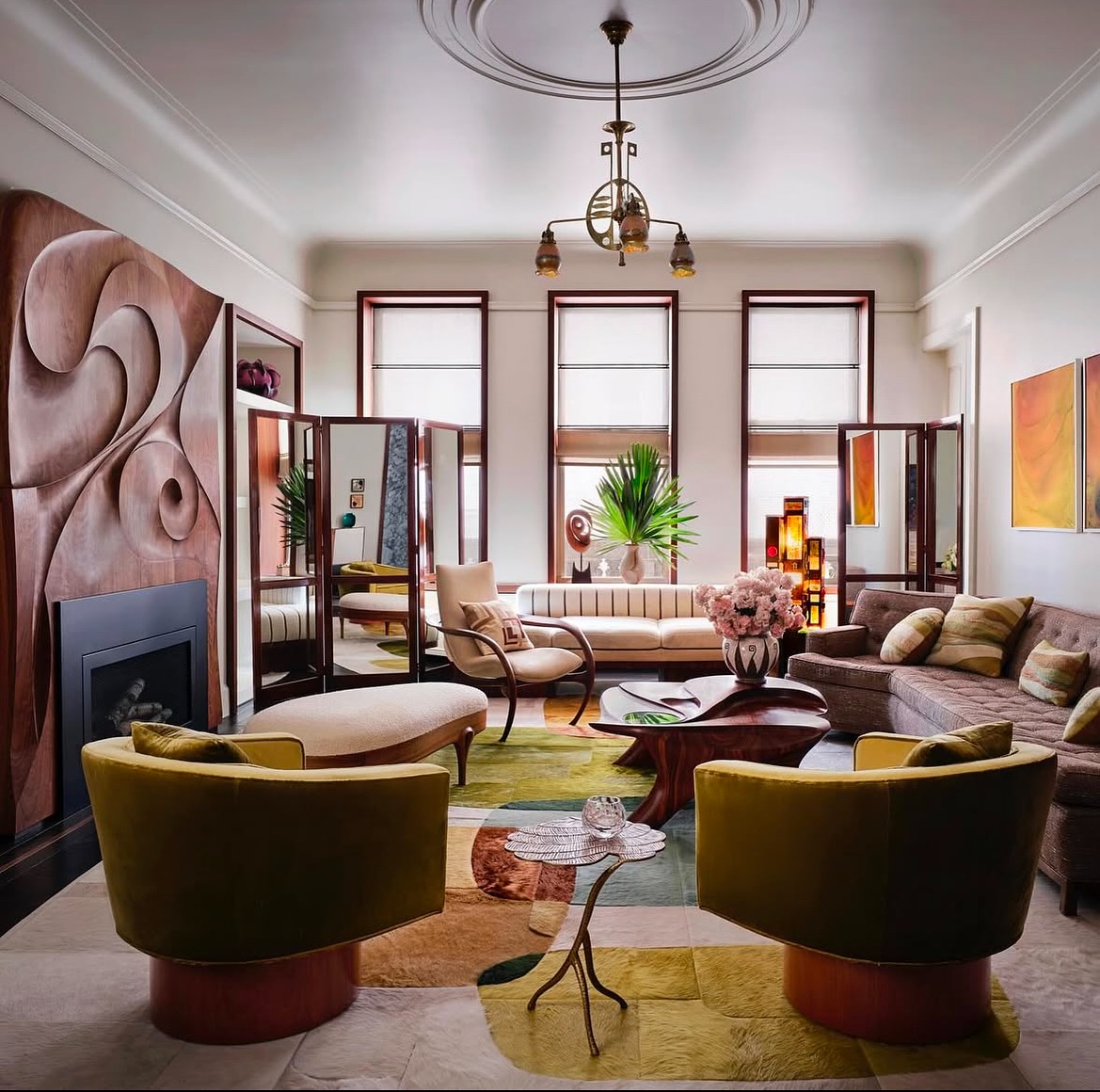 8. Make the Fireplace a Sculptural Feature