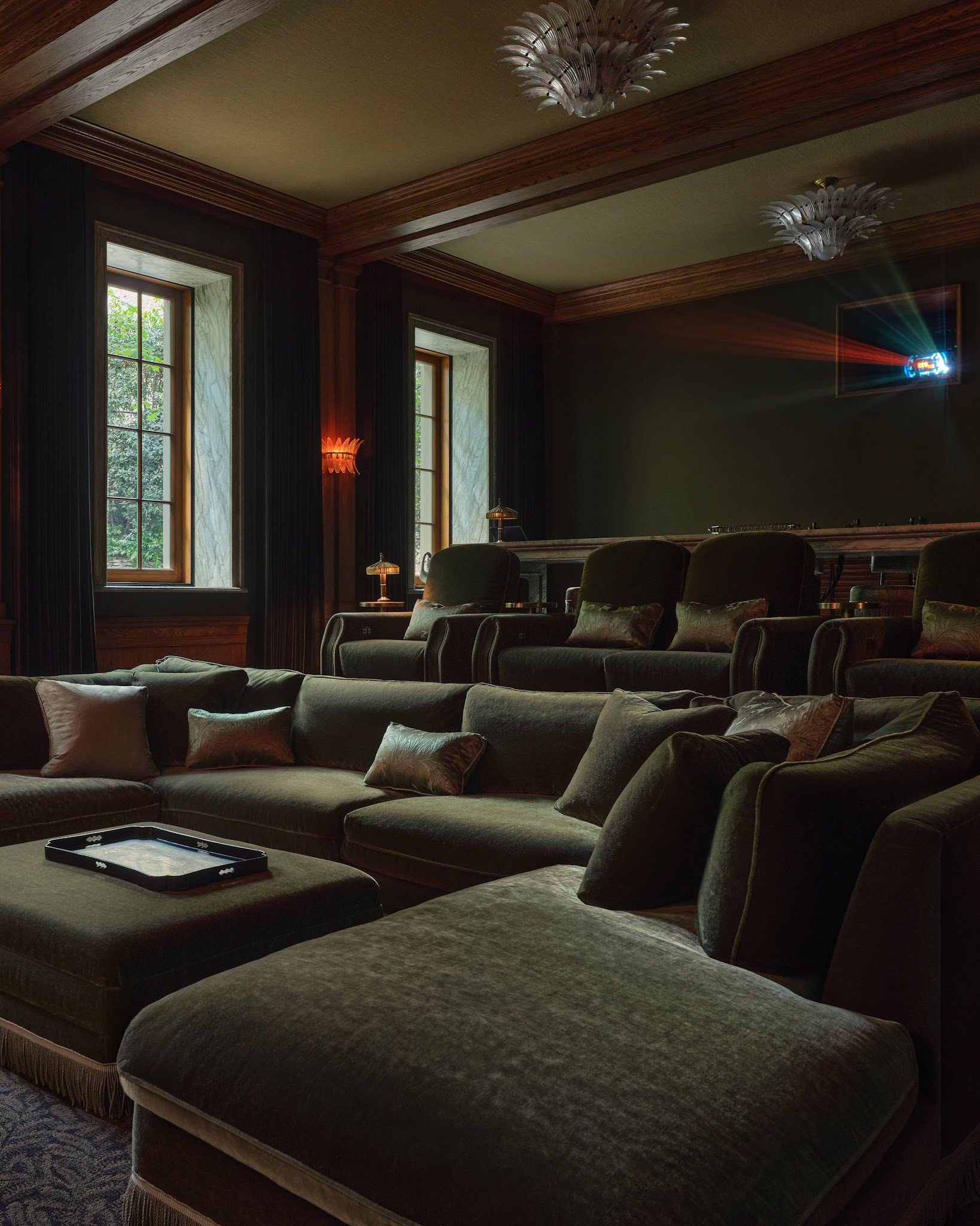 17. Create a Deeply Comfortable Media Lounge