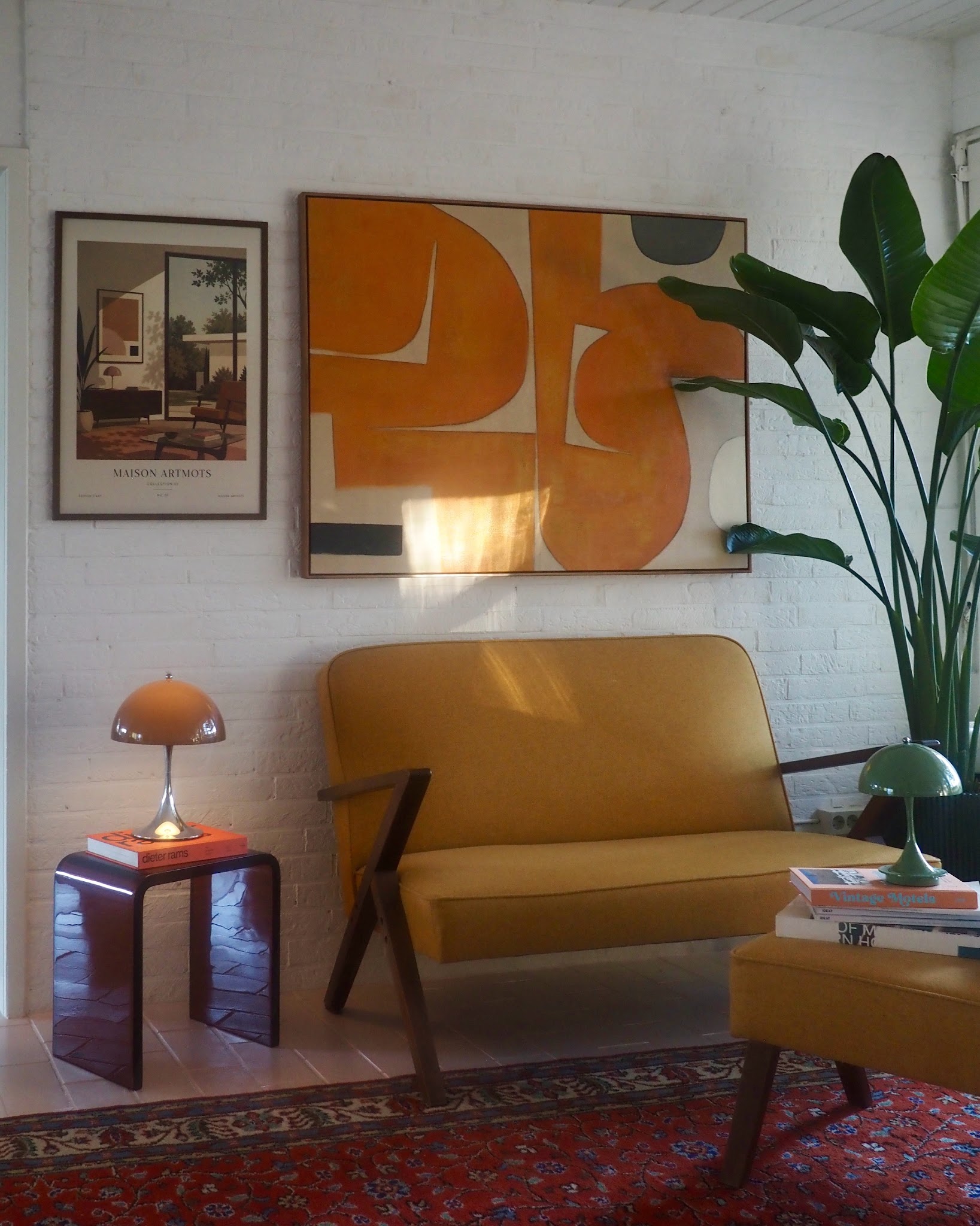 11. Choose a Settee With an Open Wood Frame