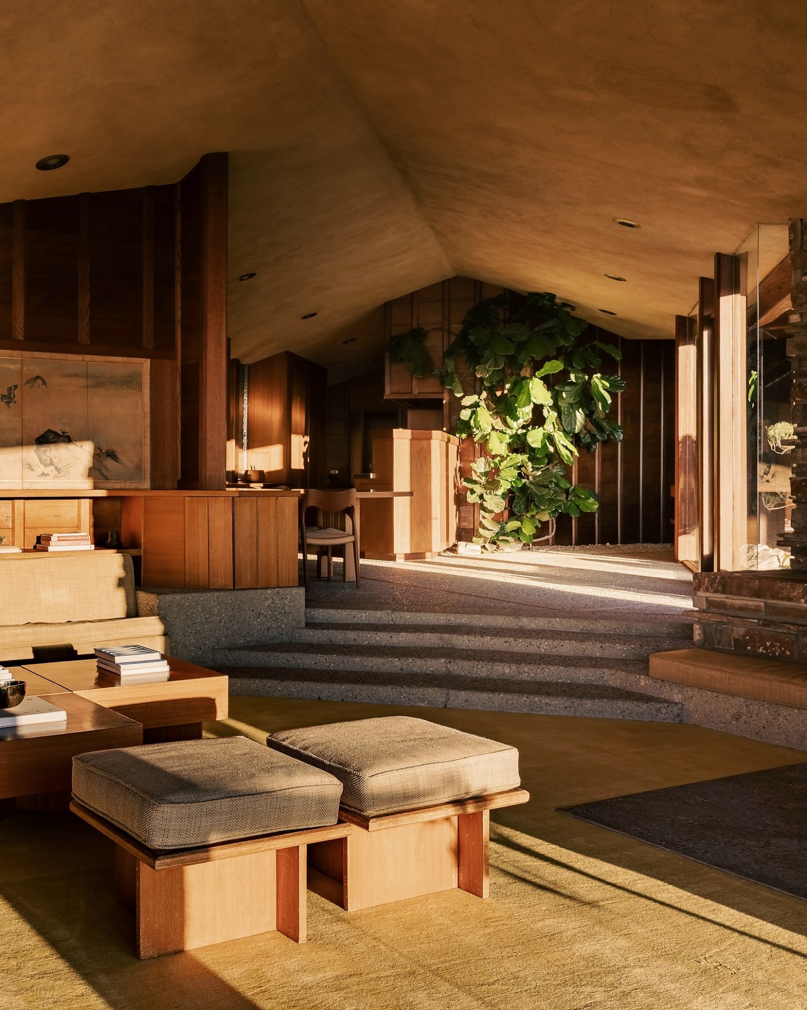 14. Work With an Existing Sunken Seating Area