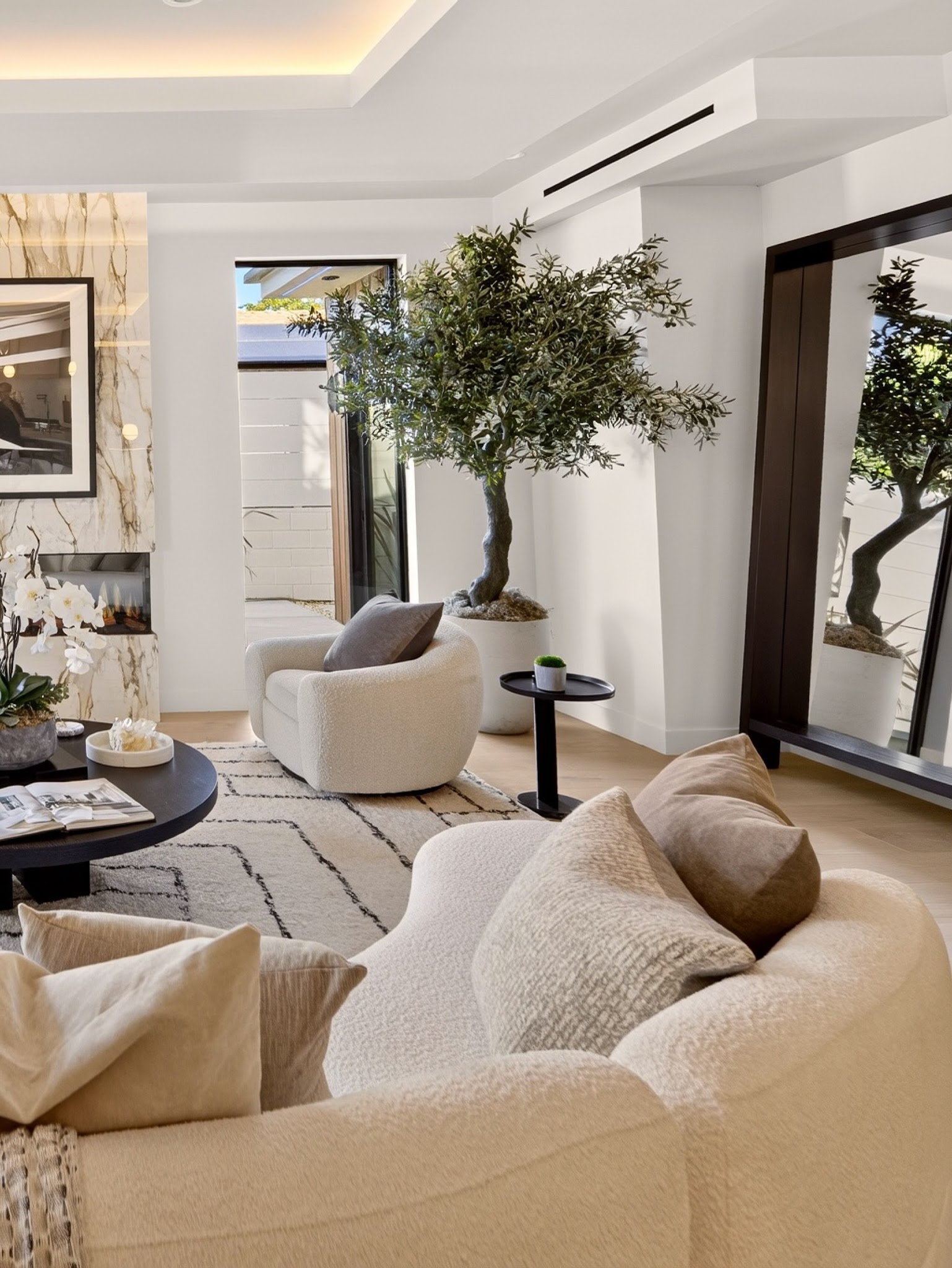 7. Use a Tall Tree as a Focal Point