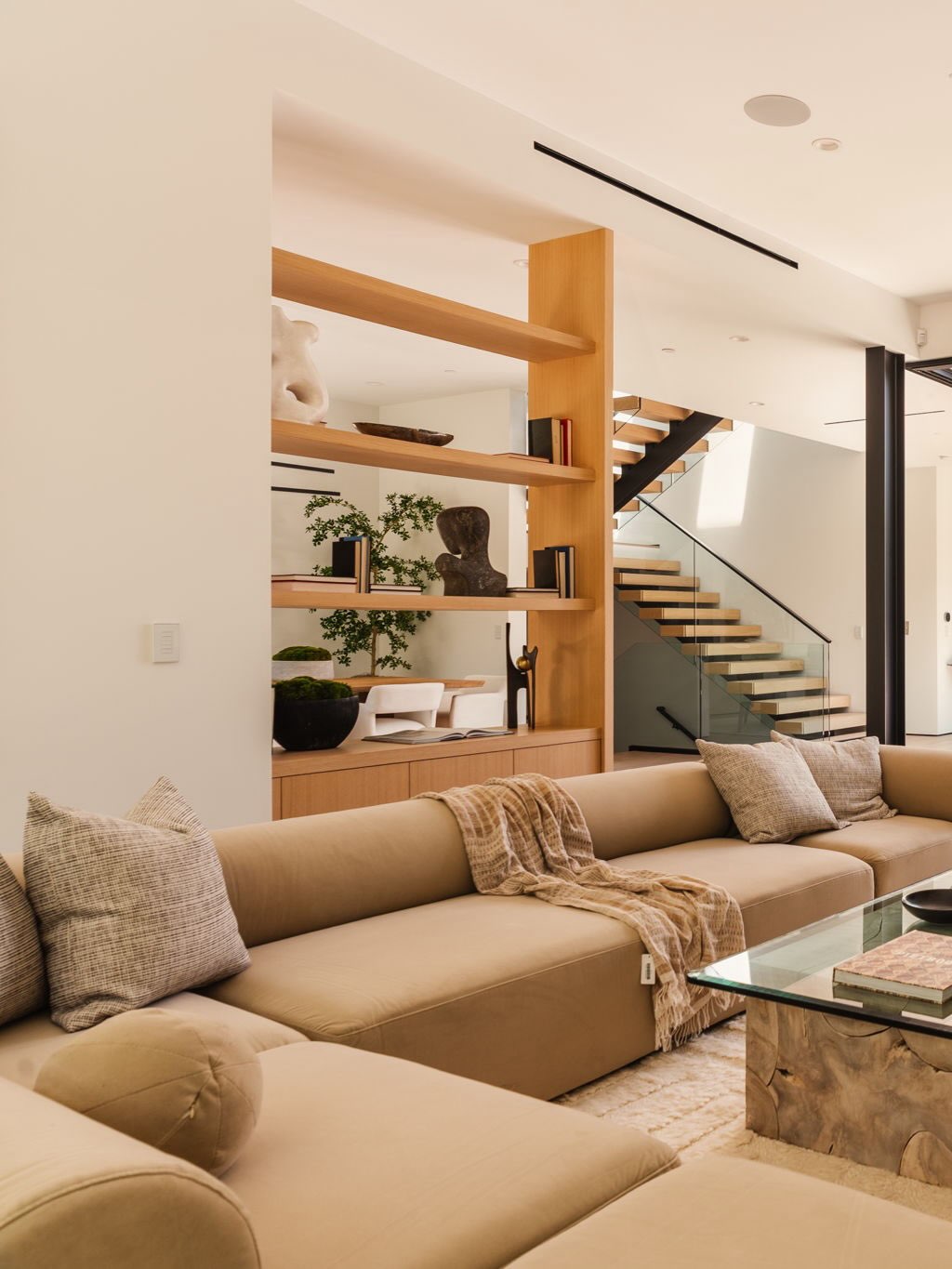 8. Divide the Room With Open Shelving