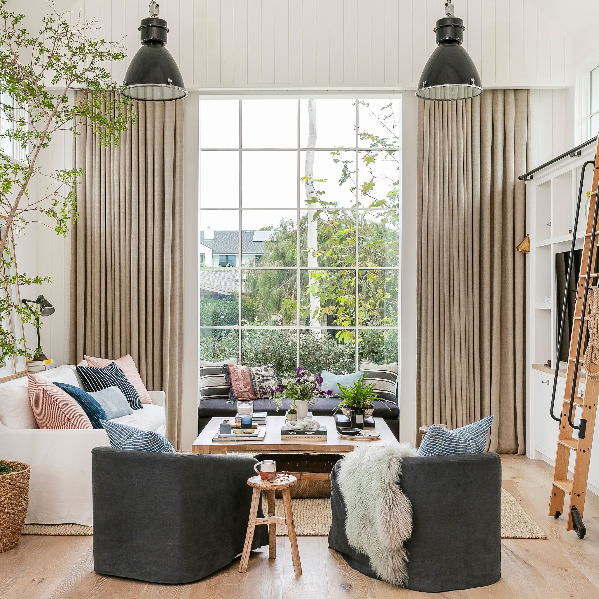4. Make a Tall Room Feel Social
