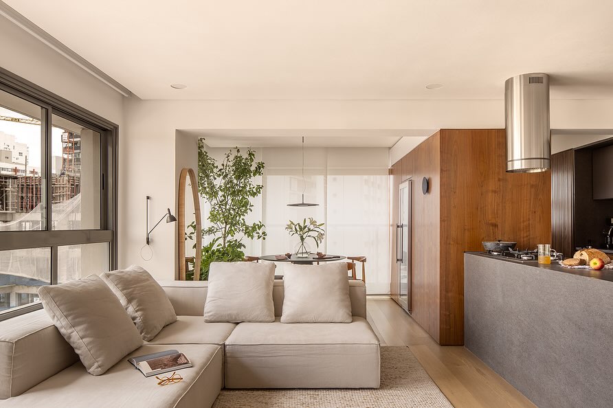 5. Connect an Open Plan with Wood
