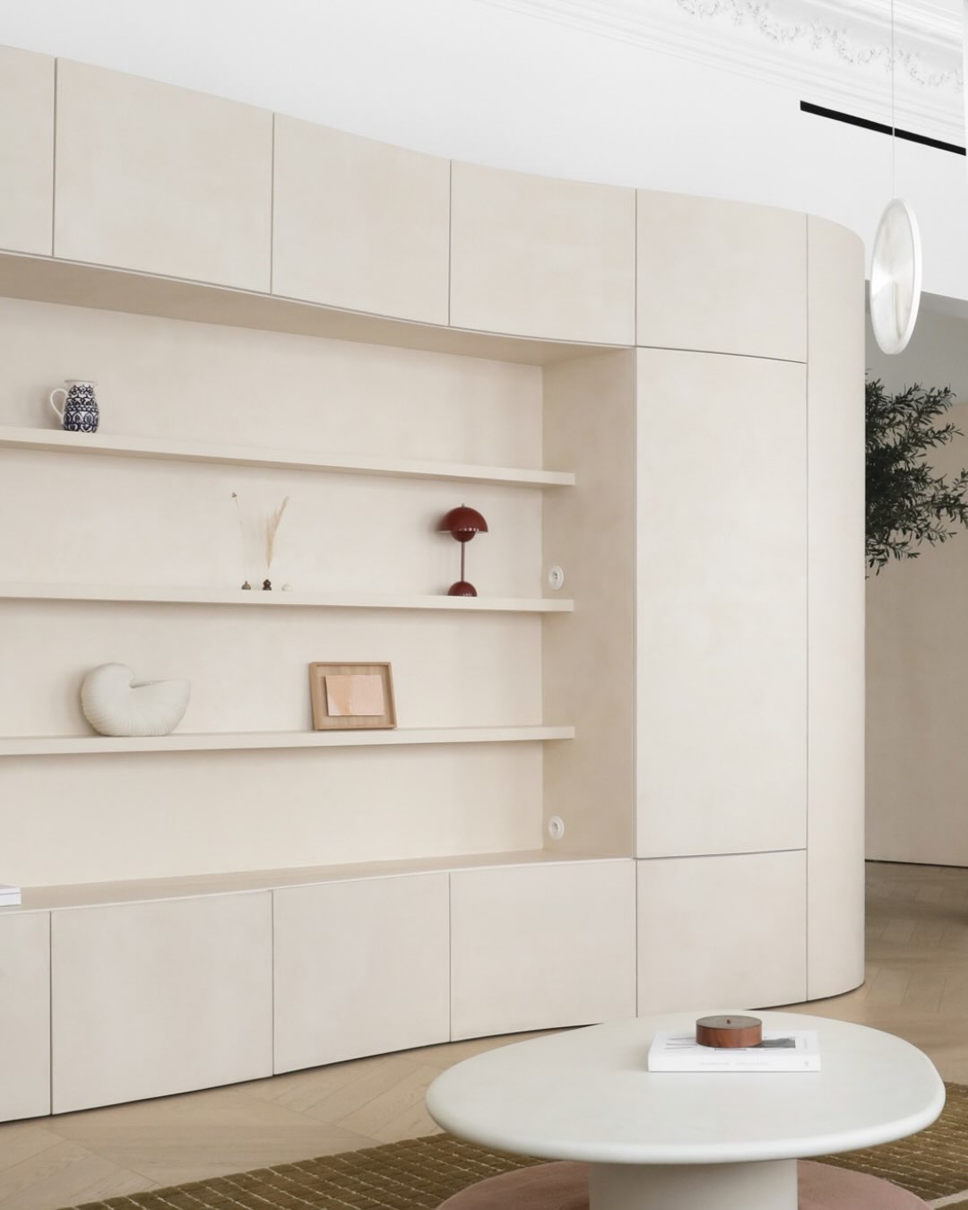 8. Soften Storage with a Rounded Edge