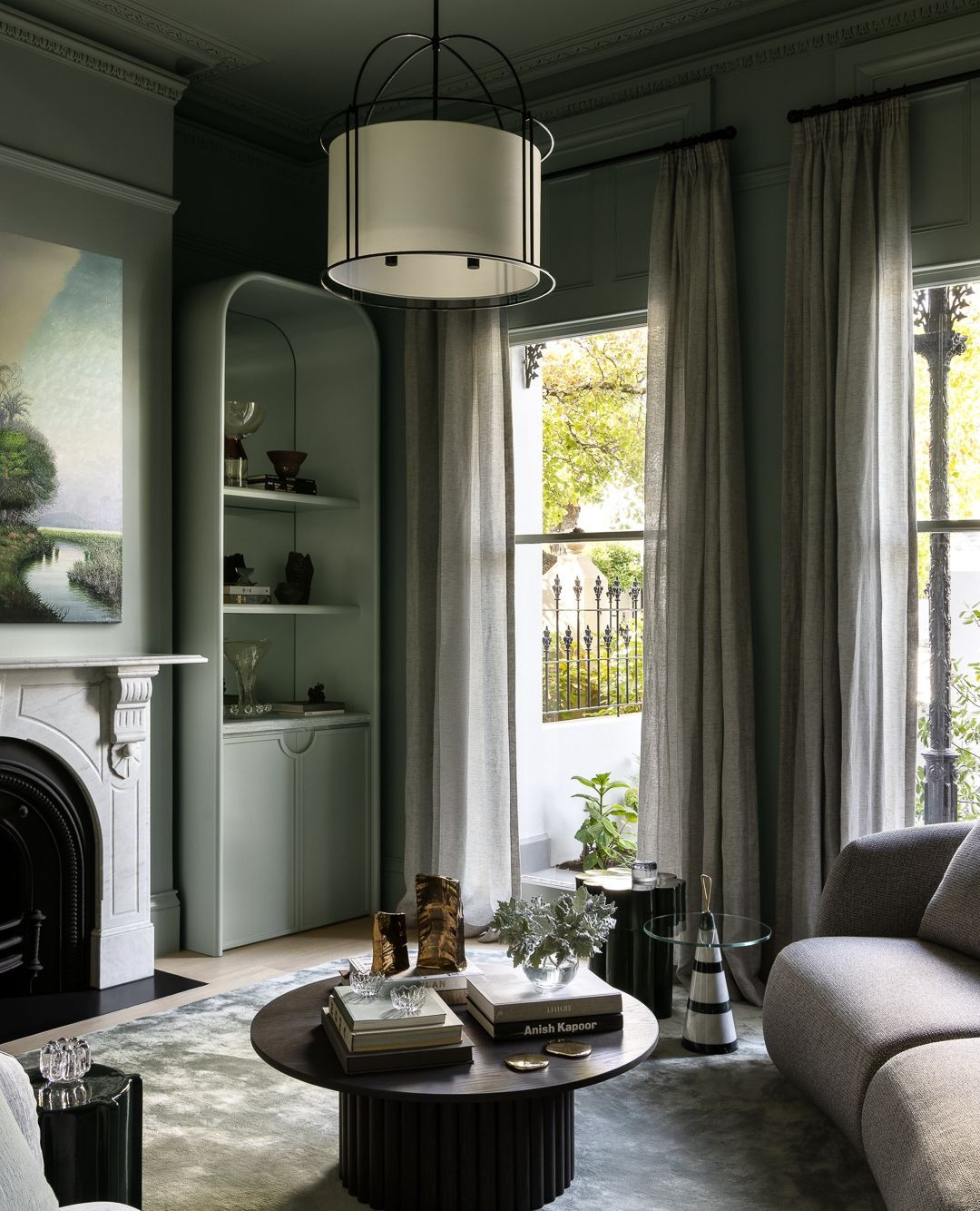 12. Carry a Soft Green Across the Architecture