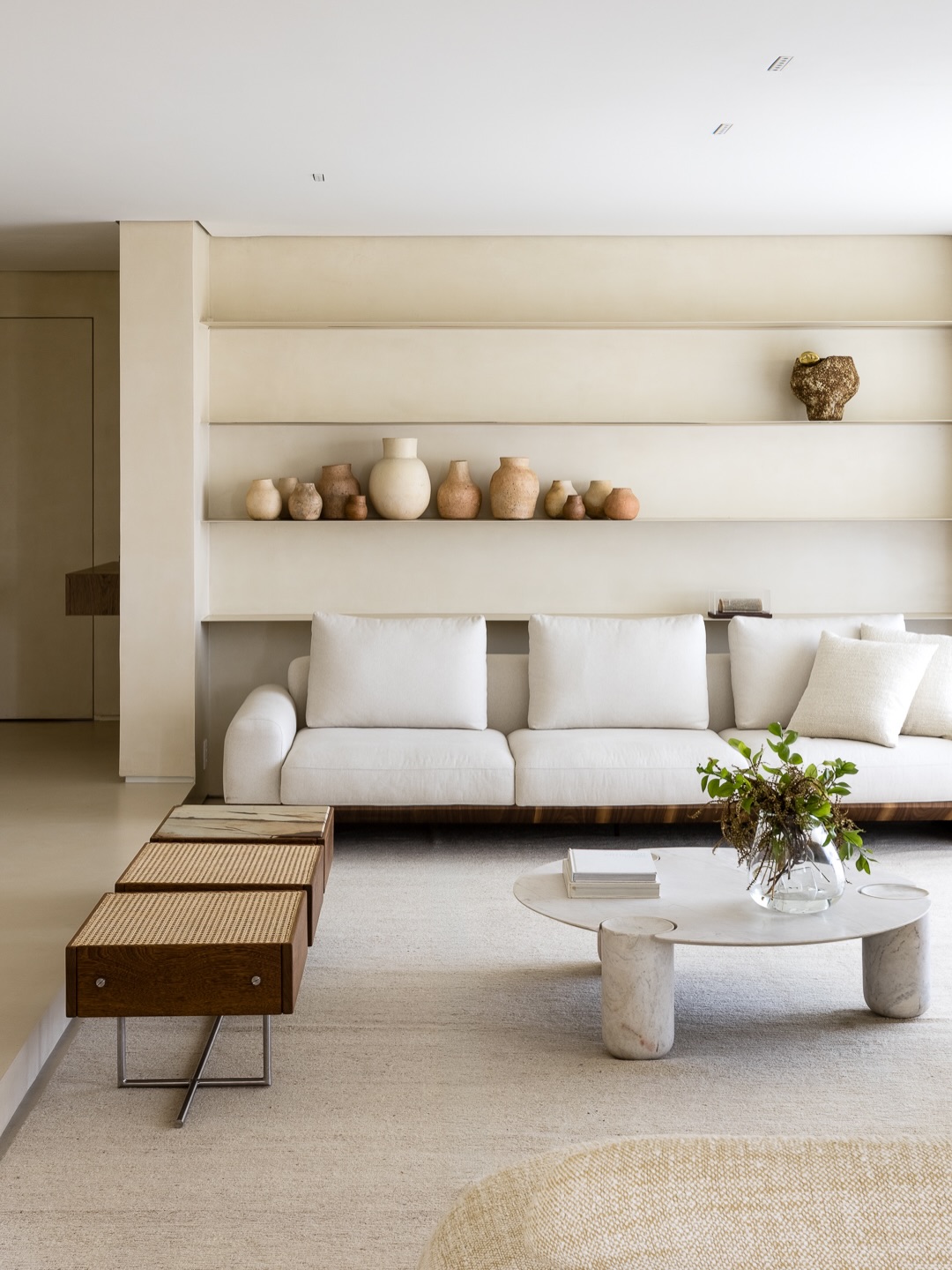 15. Choose an Open Bench Beside the Sofa