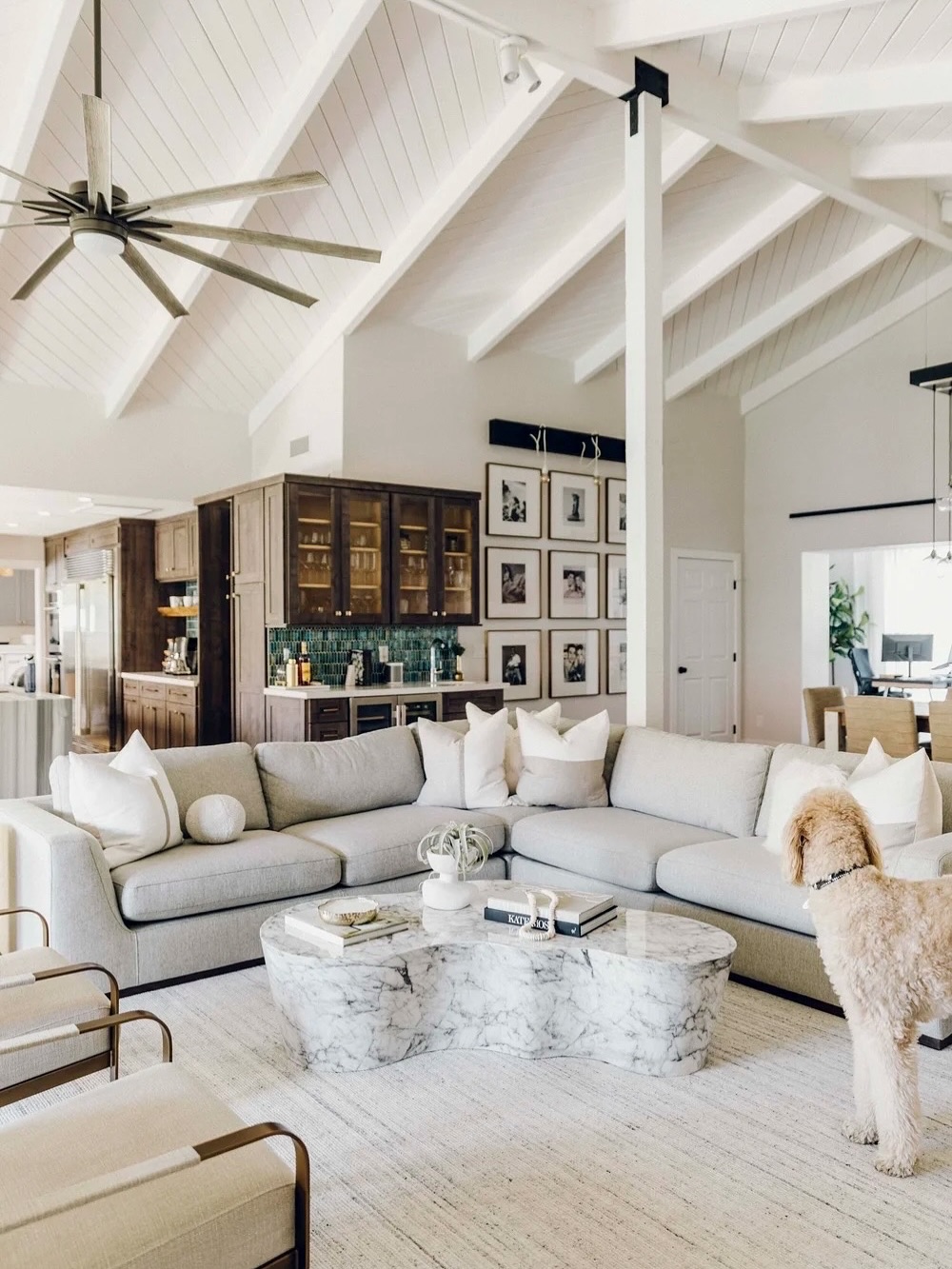 4. Make the Coffee Table the Statement