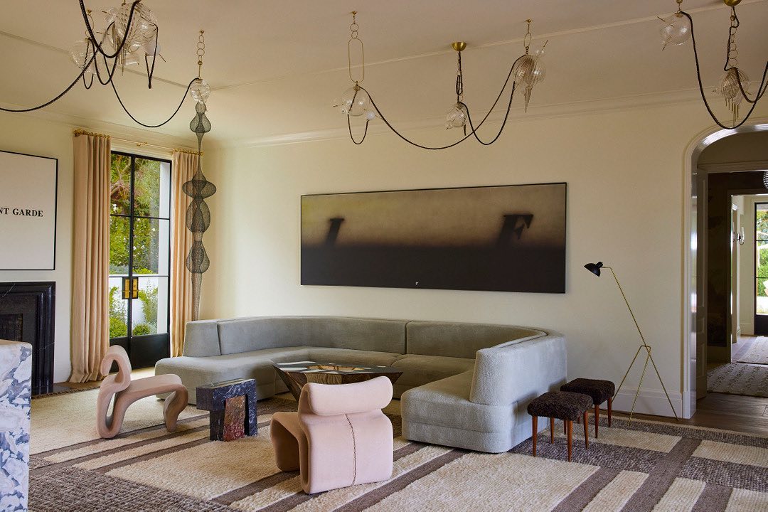 8. Give a Neutral Sofa Sculptural Companions