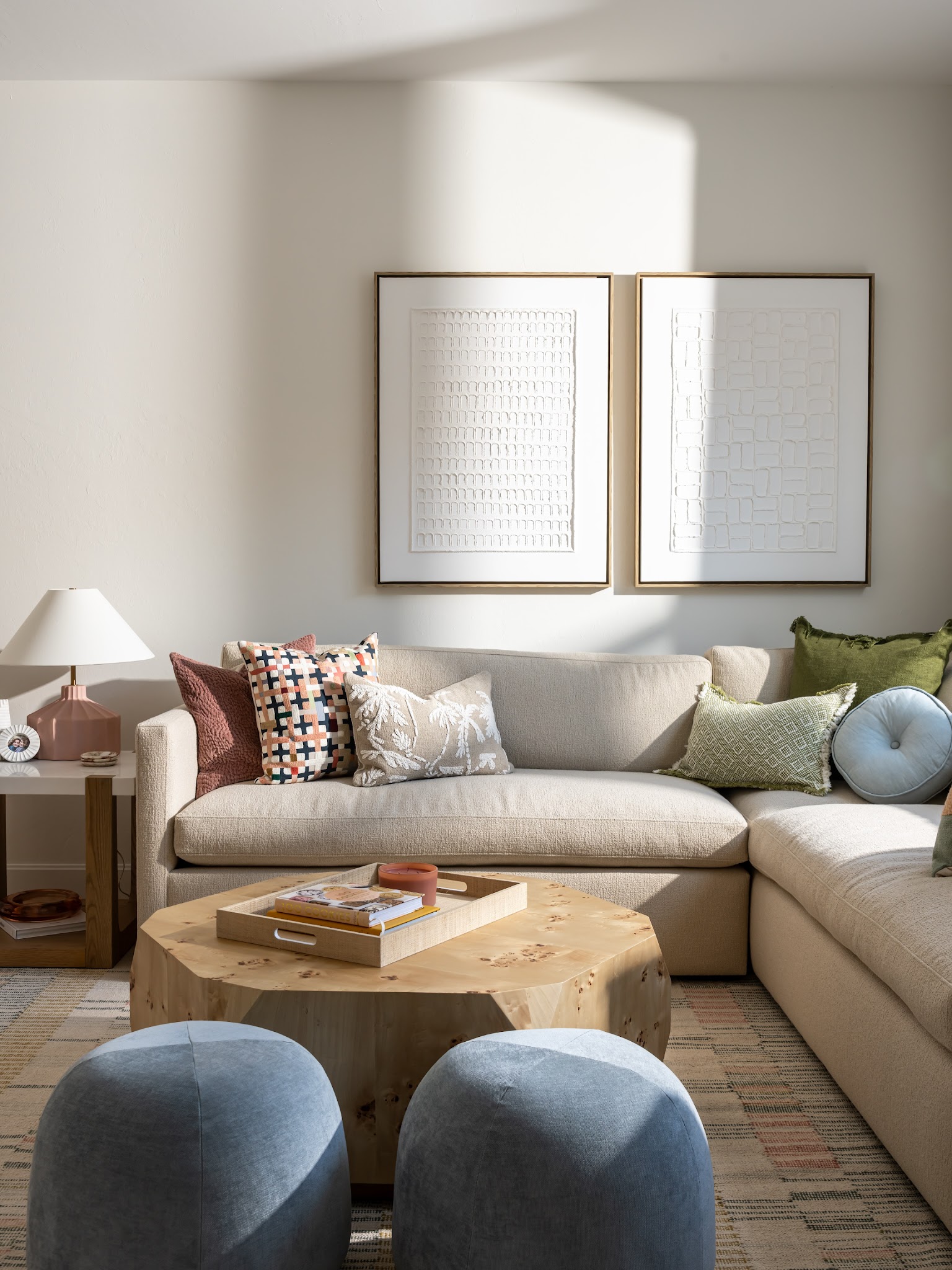 12. Introduce Color Through Sculptural Accent Seats
