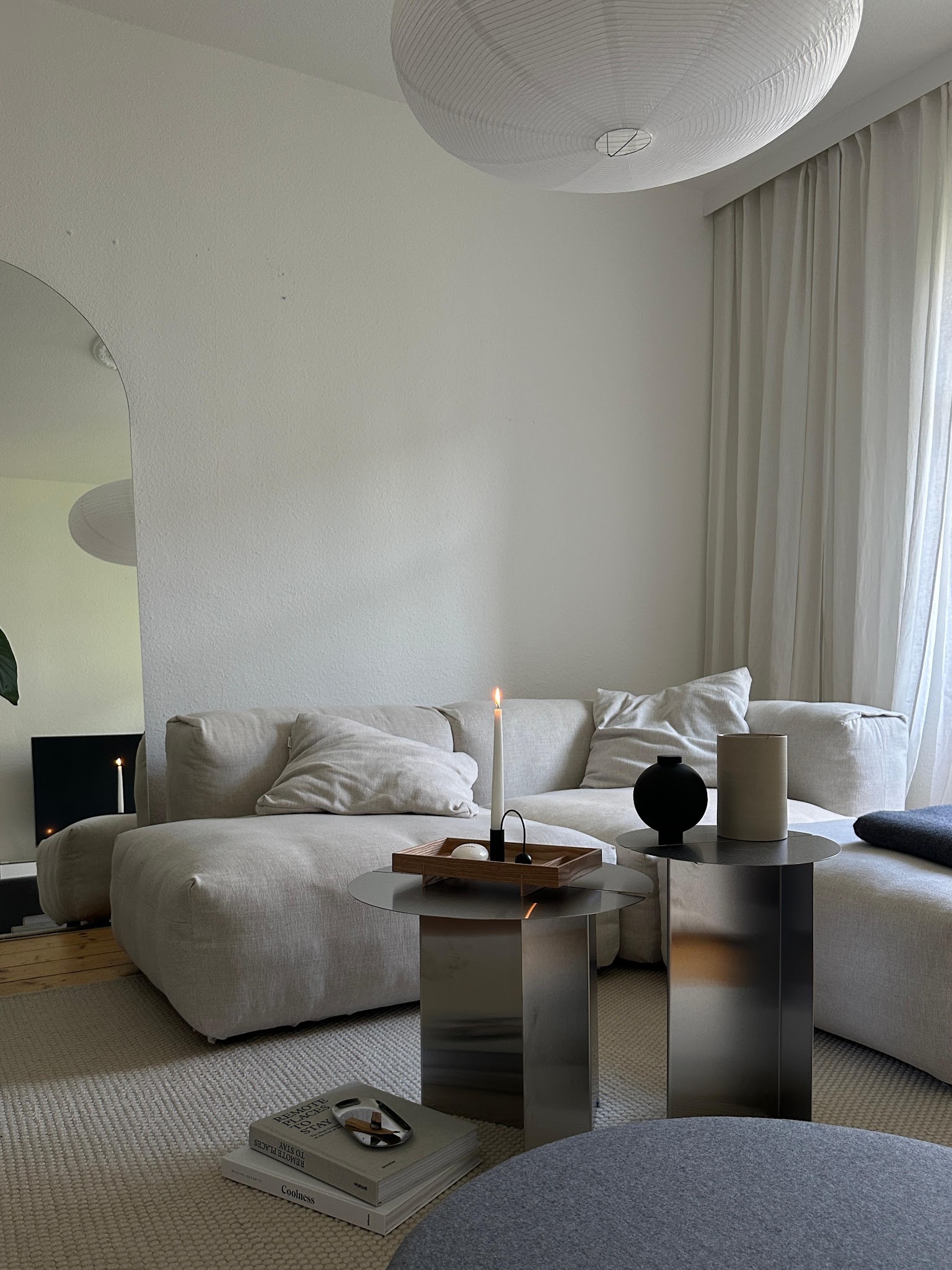 3. Give a Small Room One Oversized Pendant