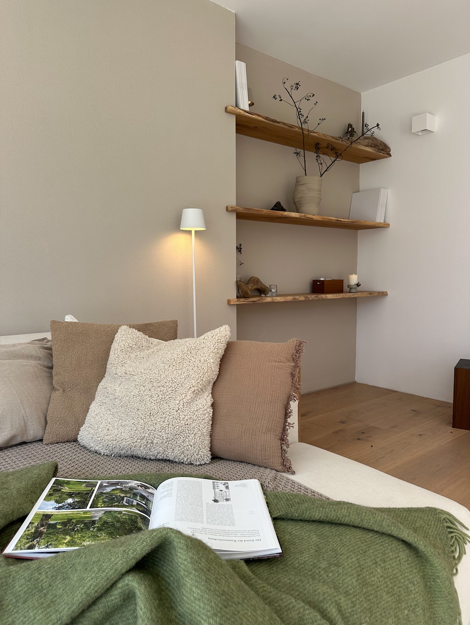 9. Turn an Awkward Recess Into Quiet Display Space