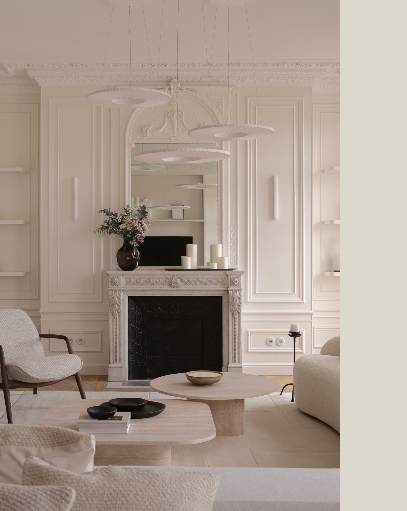 15. Pair Rounded Tables of Different Shapes