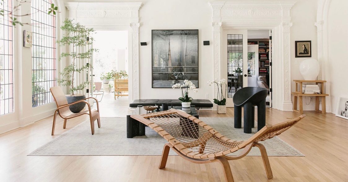 2. Give Sculptural Seating Room to Breathe