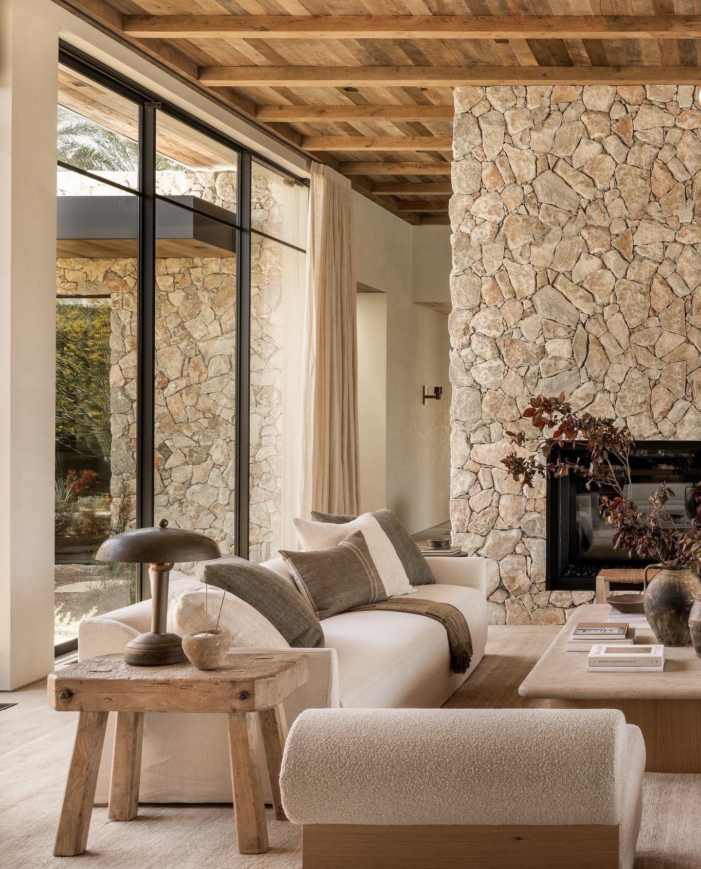 5. Let Rough Stone Lead the Palette