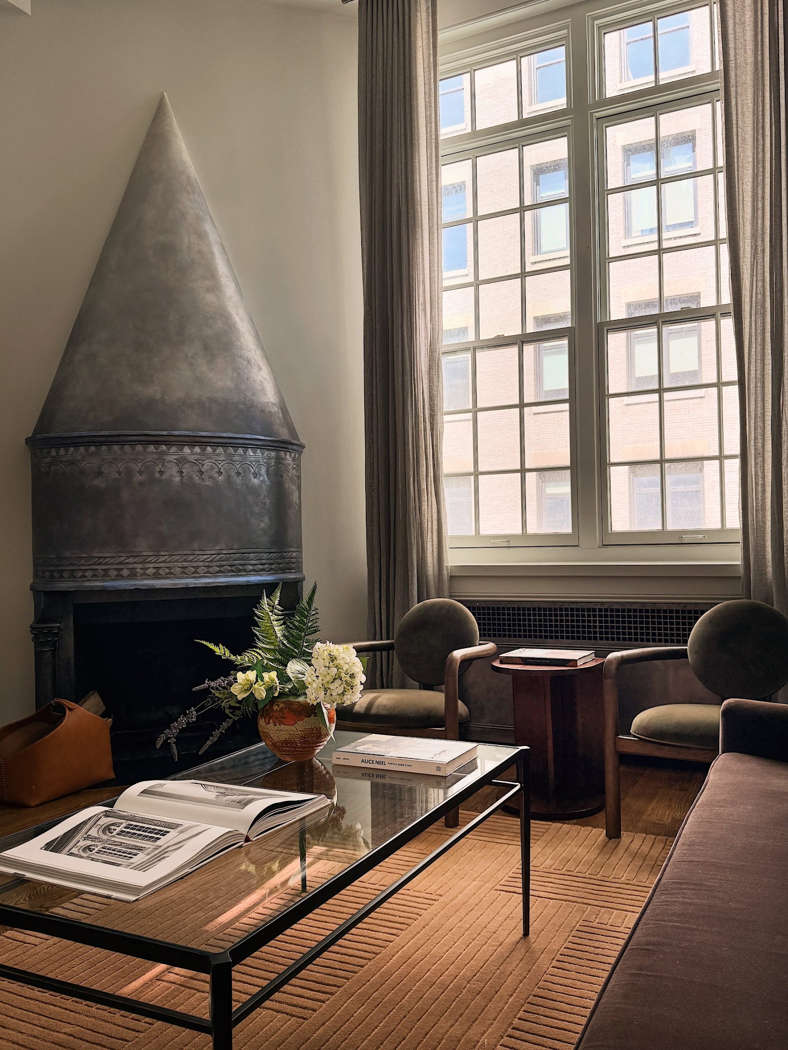 3. Bring Depth With Dark Velvet Upholstery