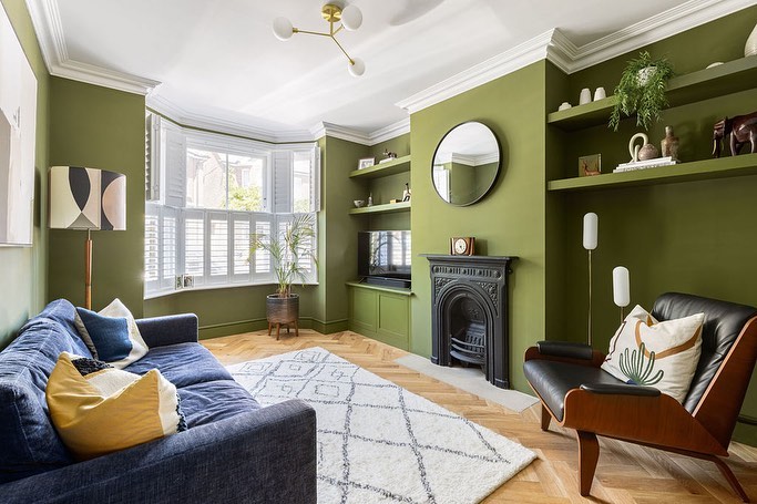 20. Paint Built-Ins to Match the Walls