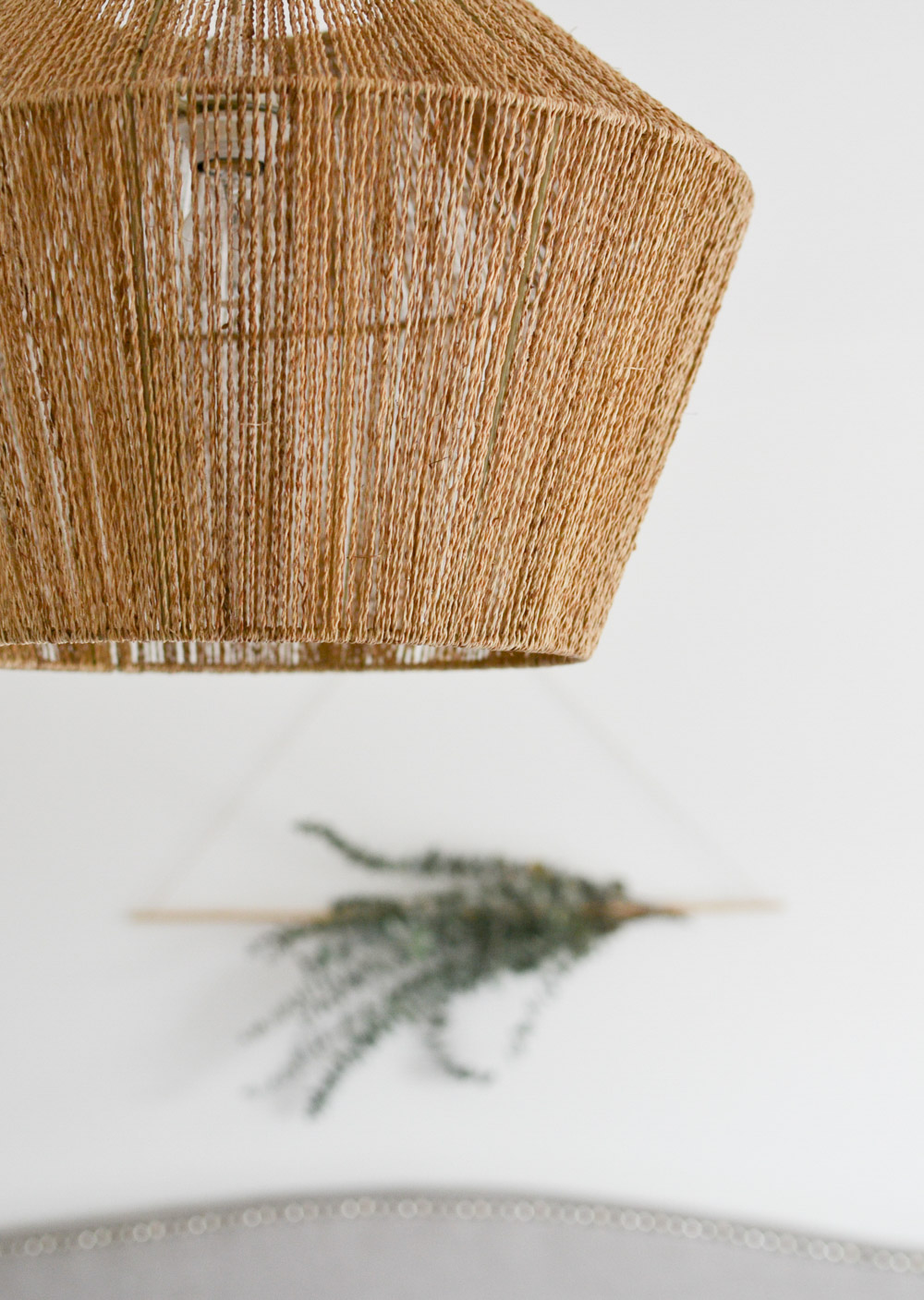 2. Bring Woven Texture Up to the Ceiling