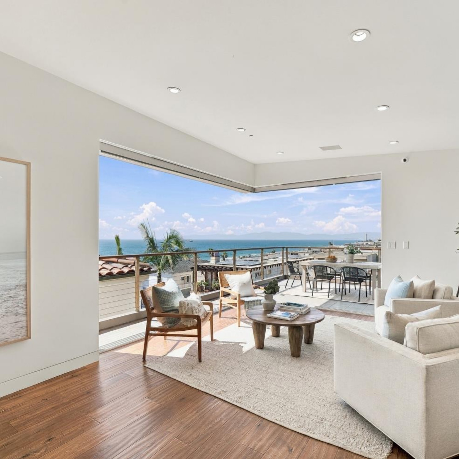 6. Choose Open Wood Chairs Beside the View