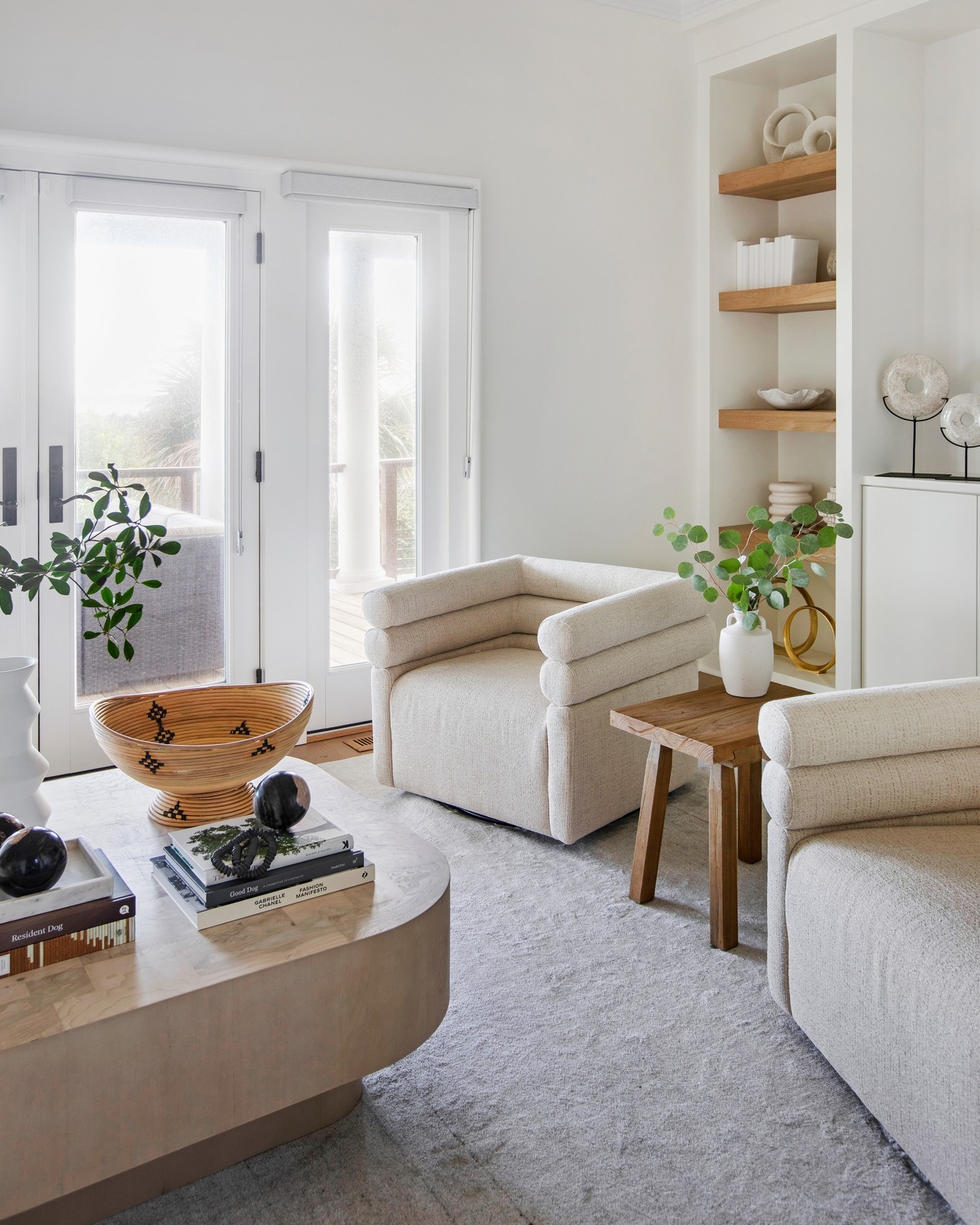 9. Give Neutral Chairs a Sculptural Shape