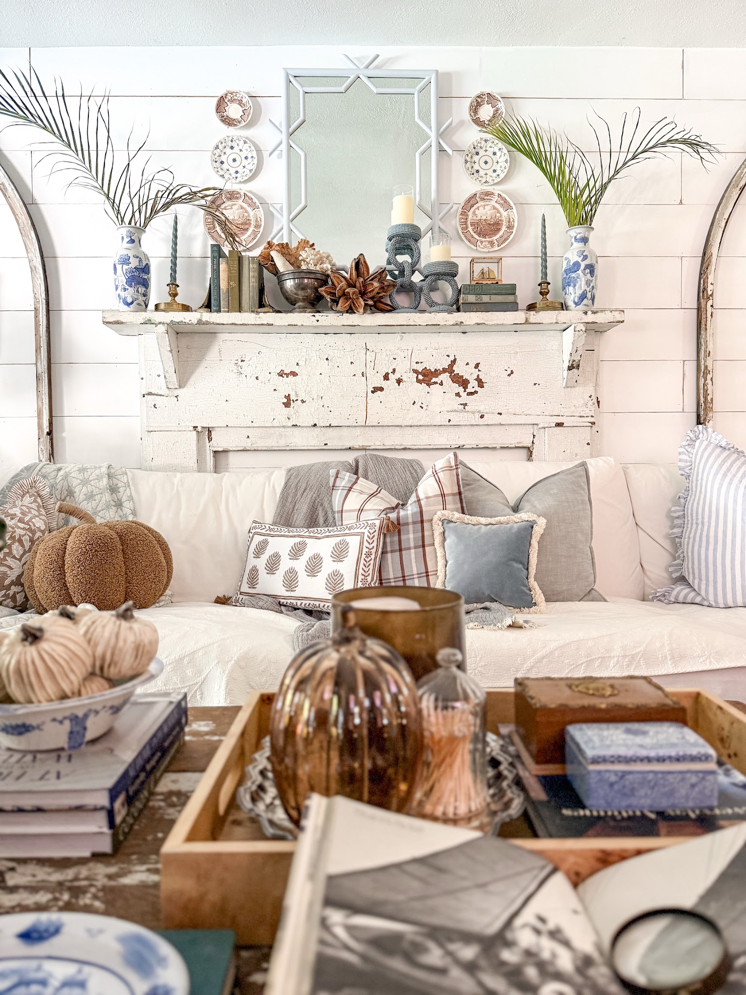 13. Keep Seasonal Accents Within a Muted Palette