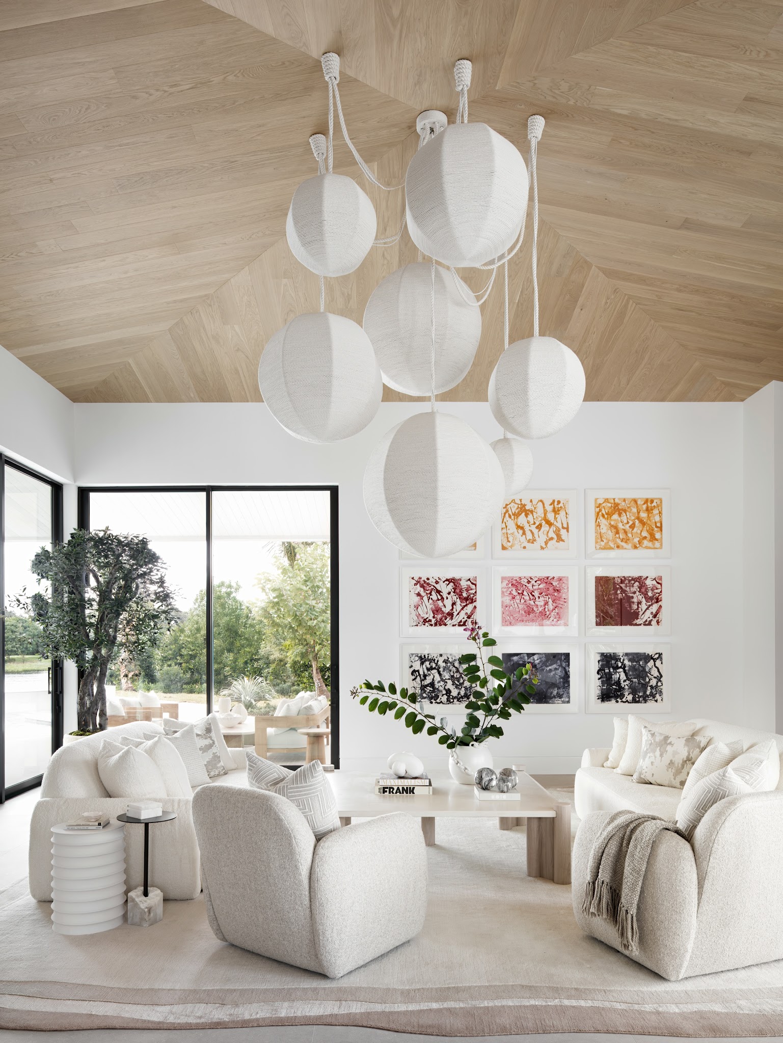 18. Scale a Pendant Cluster to a Tall Ceiling
