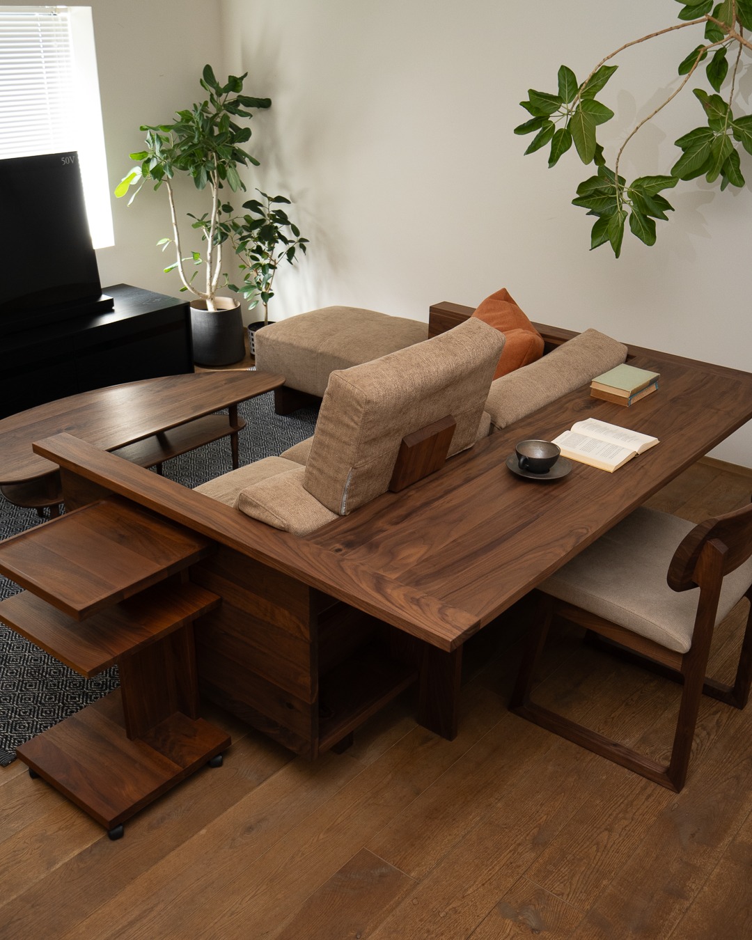5. Choose a Sofa With a Work Counter Behind It