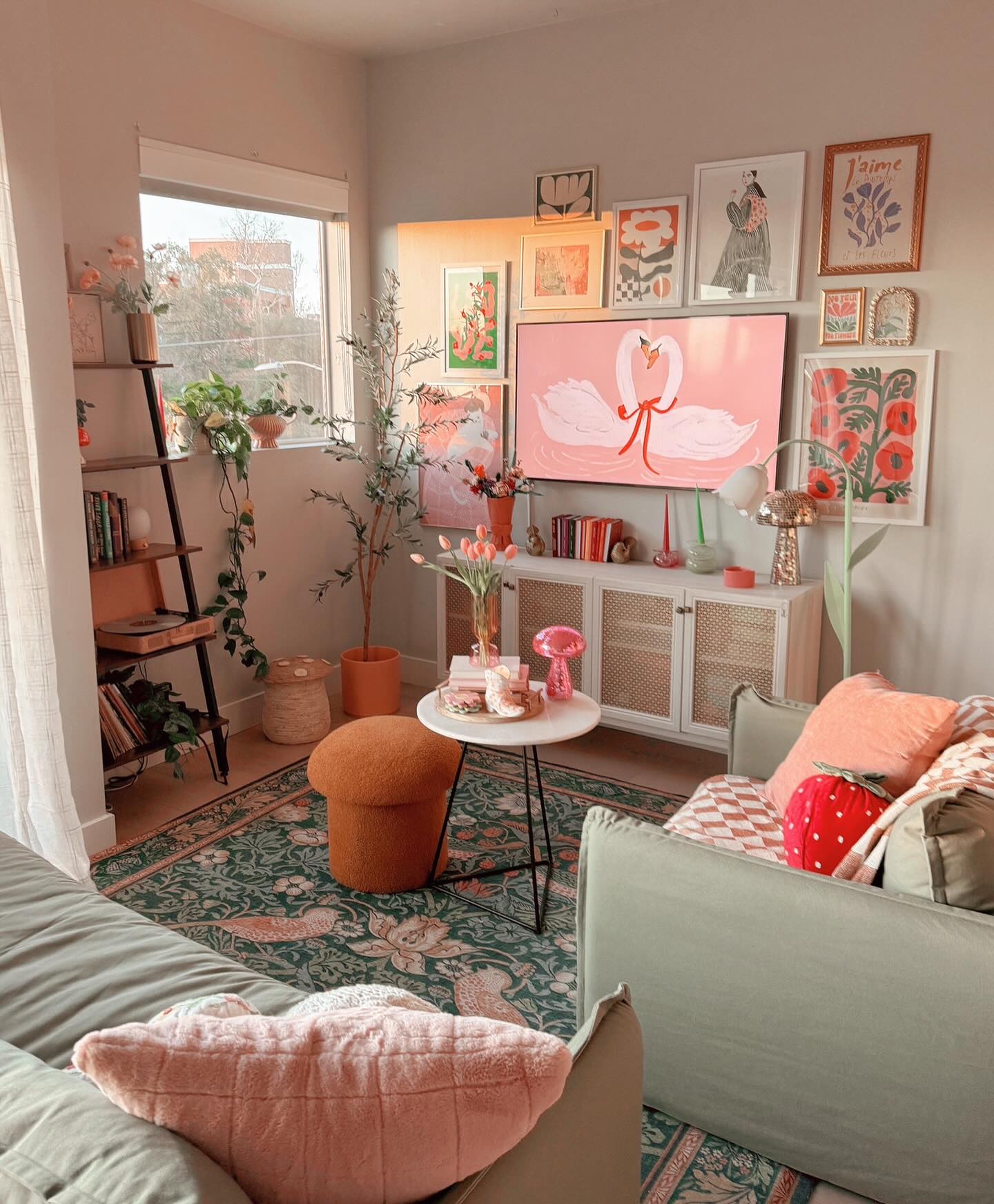 4. Build the Palette Around a Botanical Rug