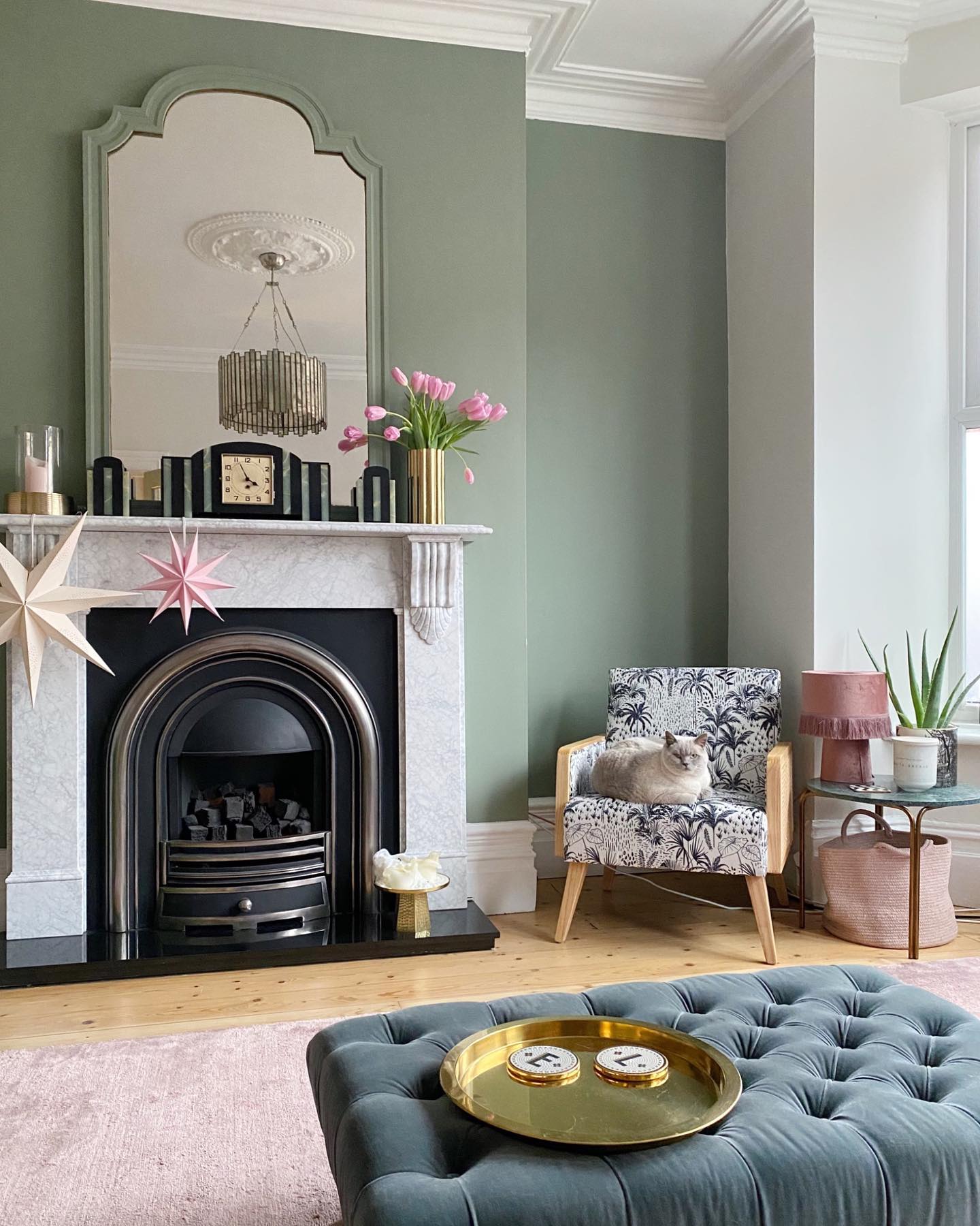 16. Match the Mirror Frame to Sage Walls