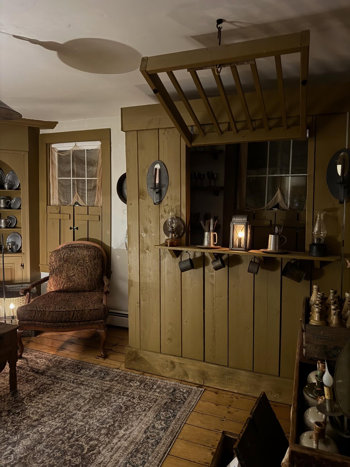 8. Create a Tavern Corner with Painted Woodwork